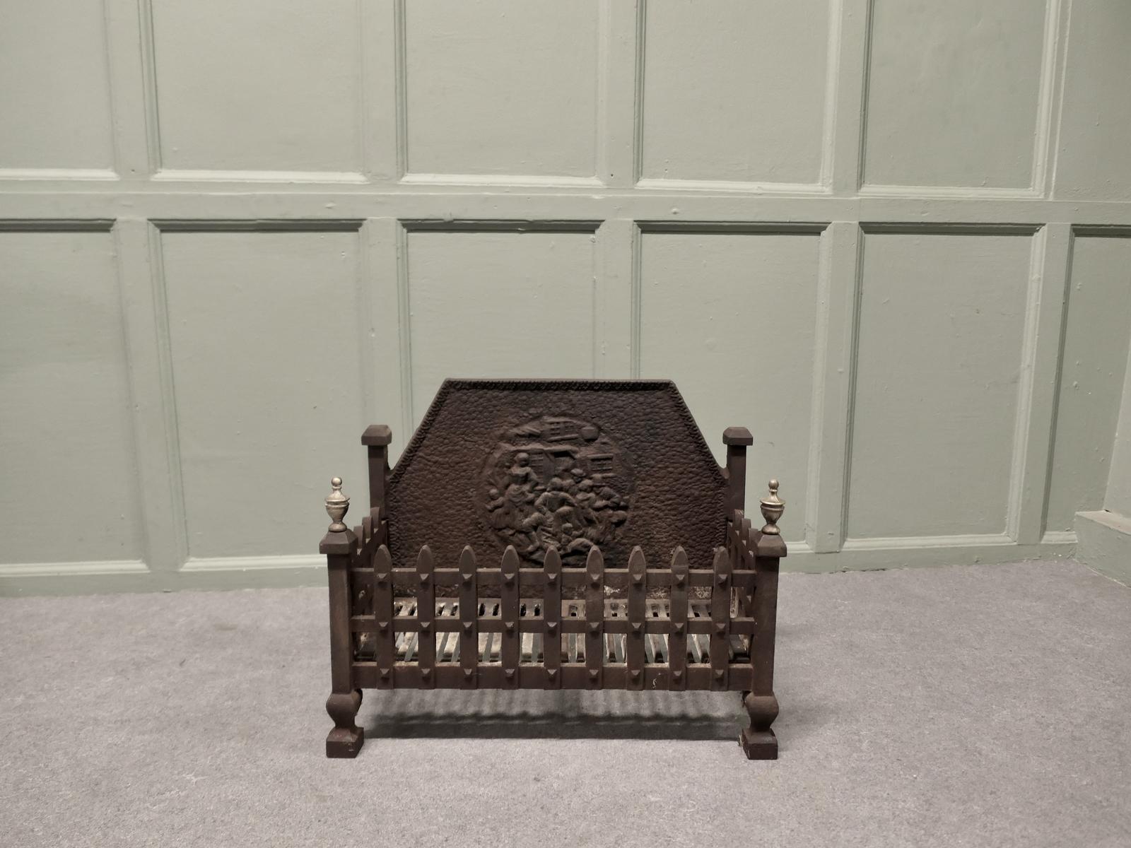 A Large Iron Fire Grate (1 of 6)