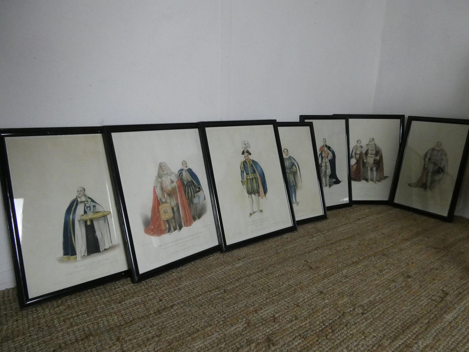 Set of 7 "Knights of the Garter" Prints (1 of 9)