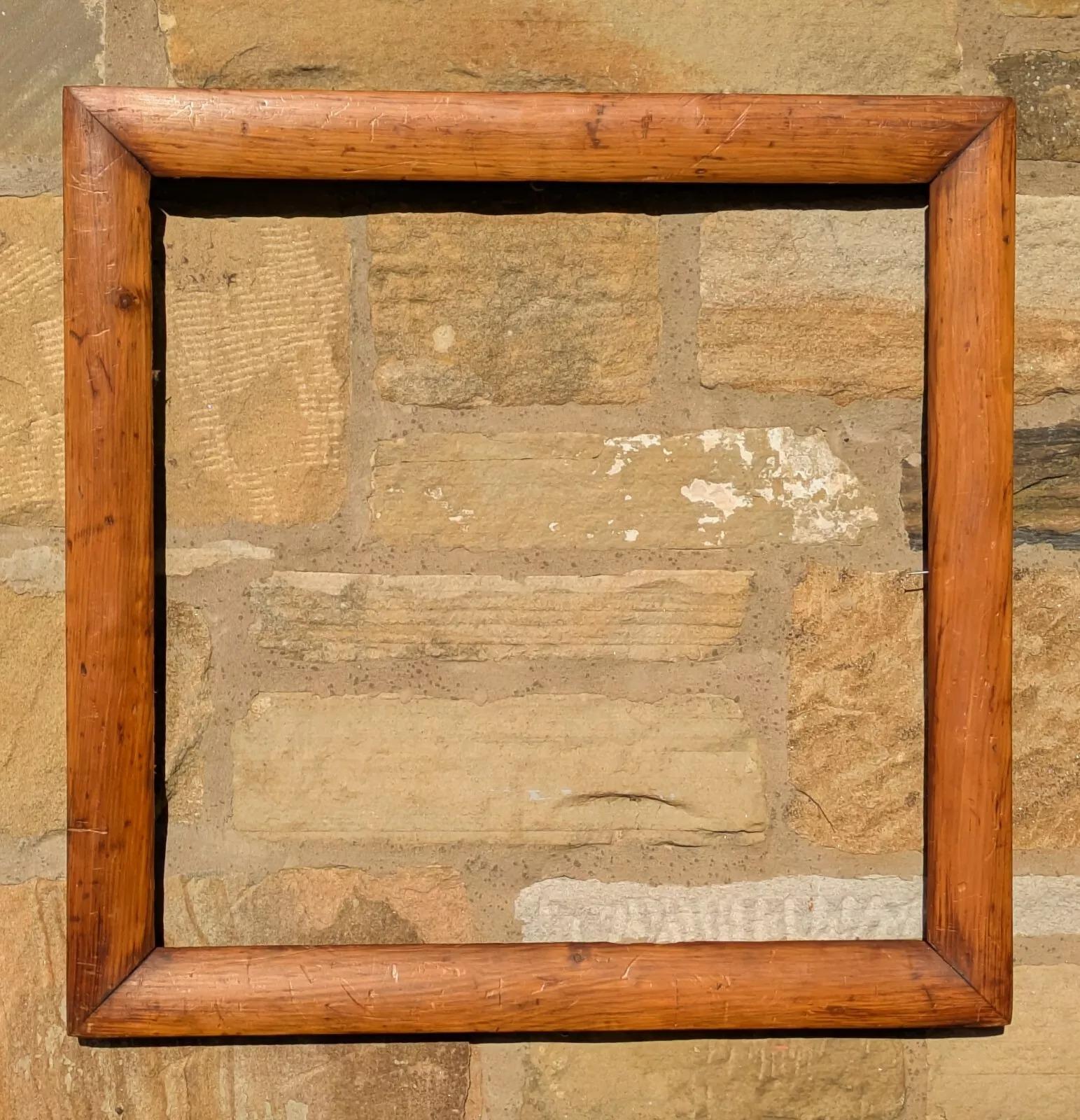 Victorian Antique Pine Cushion Picture Frame No 16 (1 of 6)