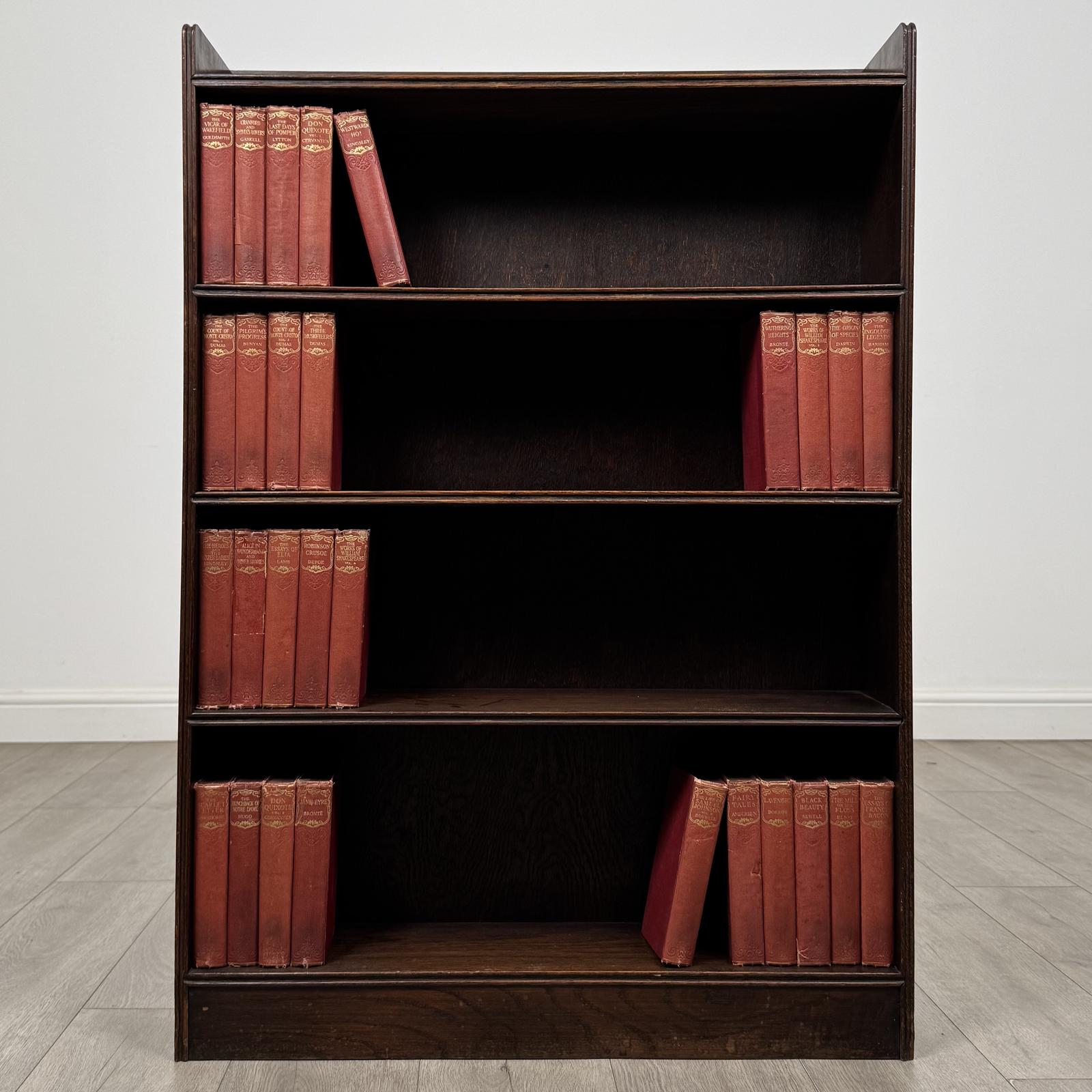 Antique 20th Century Edwardian Open Bookcase In Oak (1 of 11) Antique 20th Century Edwardian Open Bookcase In Oak (1 of 11)