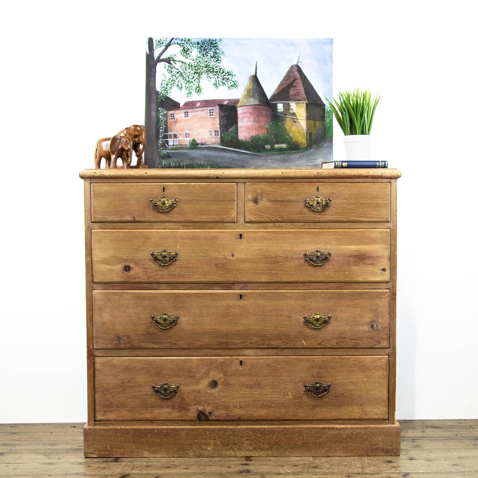 Antique Pine Chest of Drawers (1 of 9) Antique Pine Chest of Drawers (1 of 9)