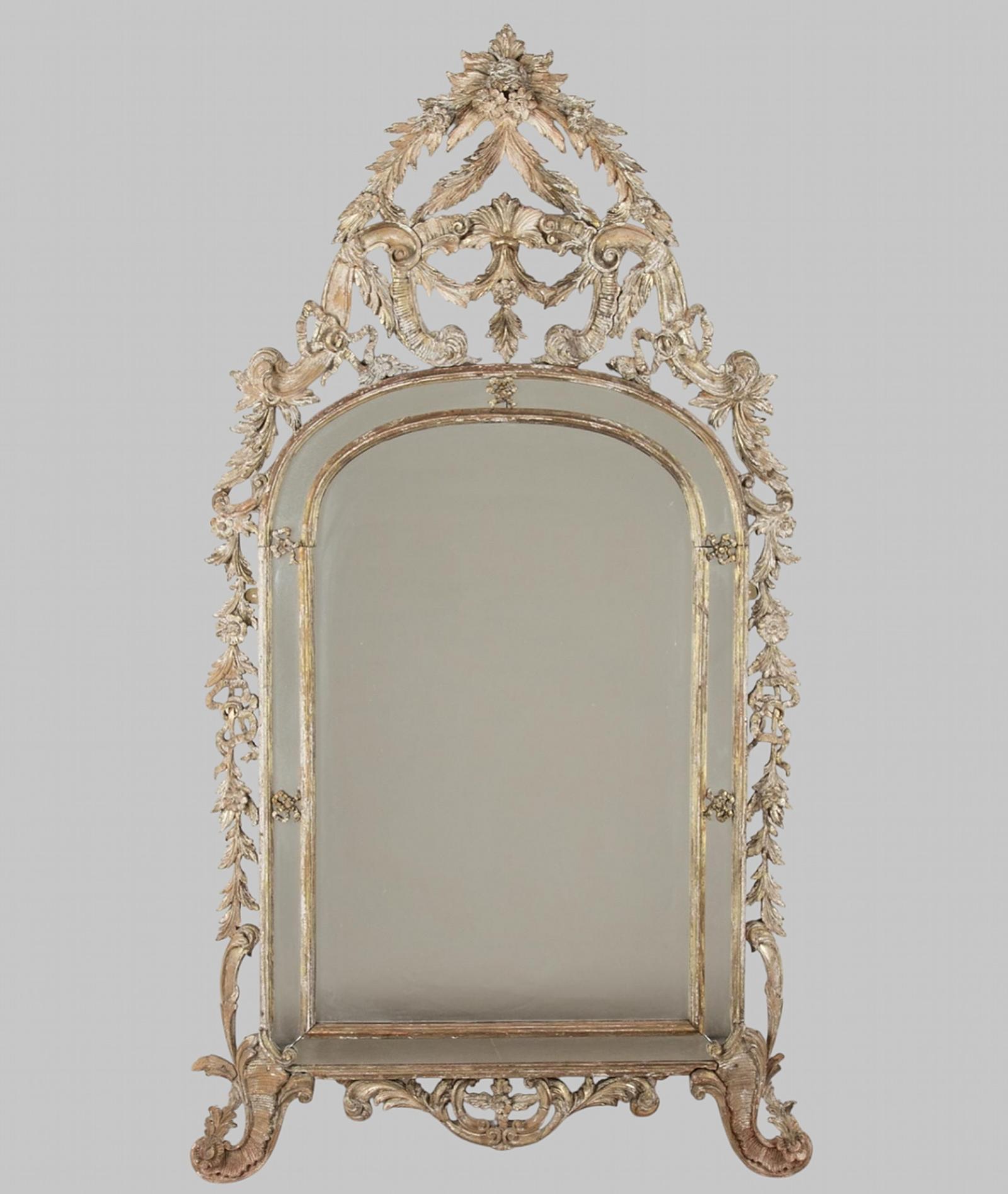 Highly Decorative 19th Century French Carved Mirror (1 of 6) Highly Decorative 19th Century French Carved Mirror (1 of 6)