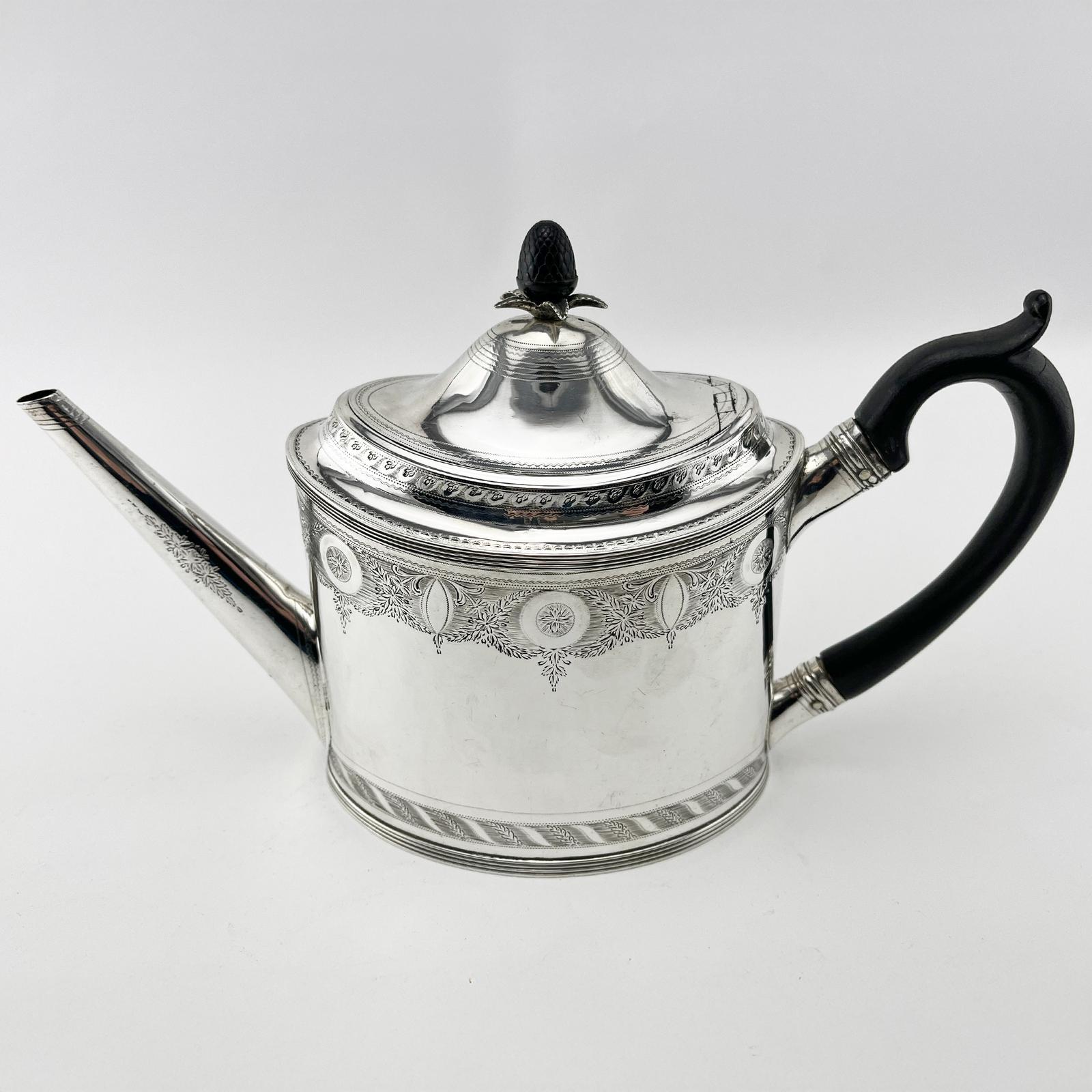 George III Peter and Anne Bateman Sterling Silver Teapot (1 of 10) George III Peter and Anne Bateman Sterling Silver Teapot (1 of 10)