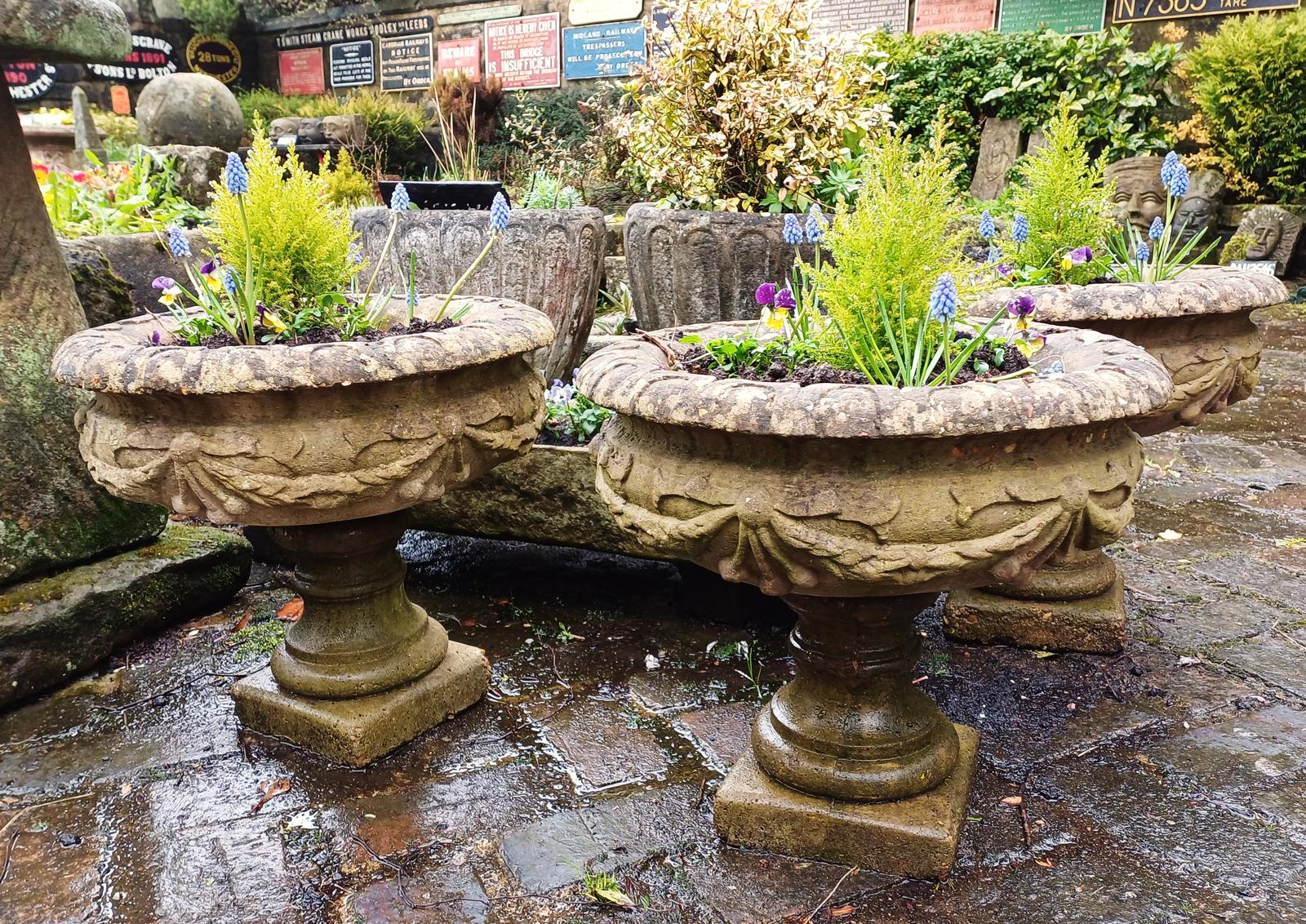 A Trio of Garden Urns (1 of 1) A Trio of Garden Urns (1 of 1)