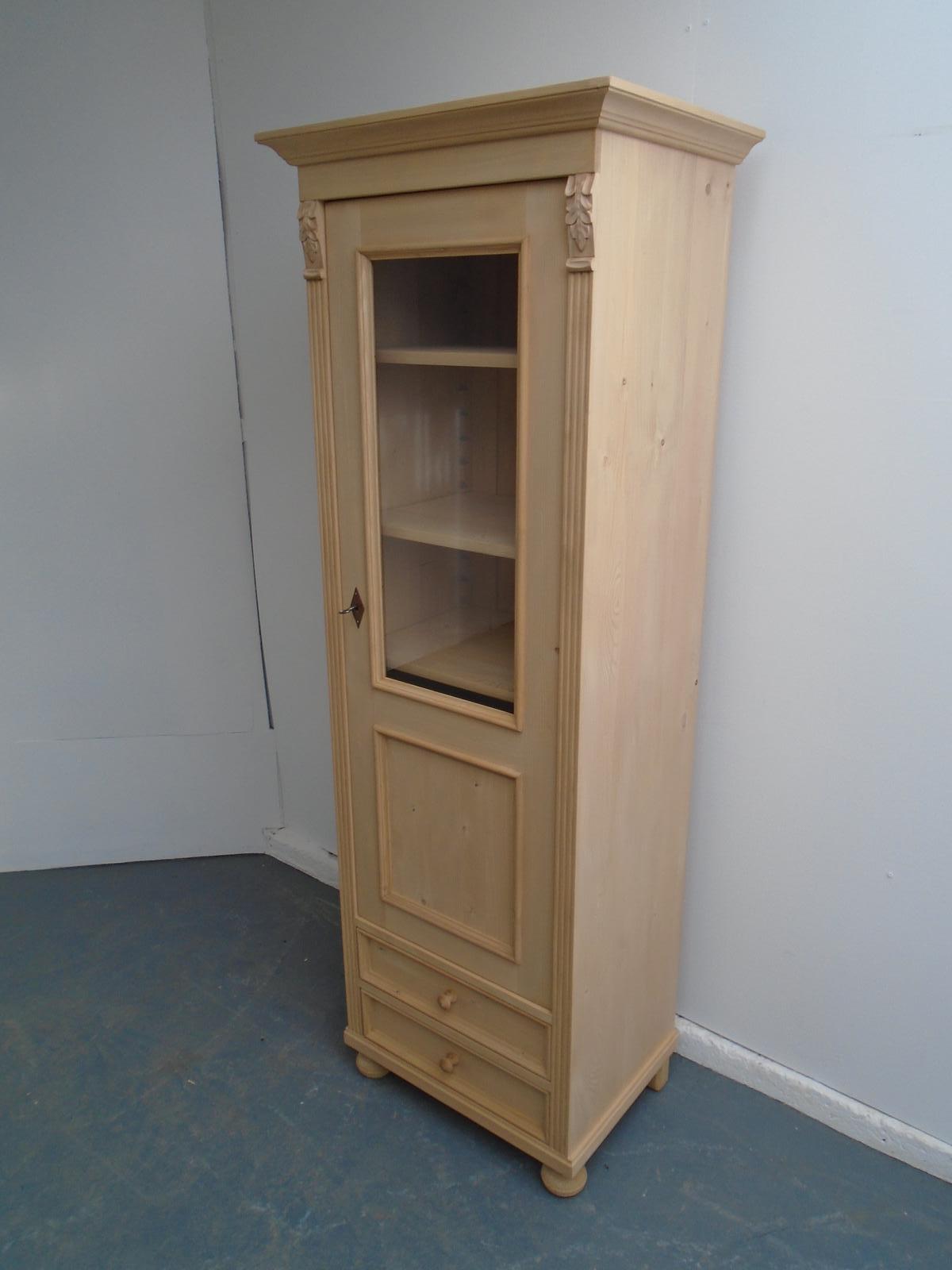 A Great Pine Glazed Kitchen / Bathroom Cabinet to Wax / Paint (1 of 10)