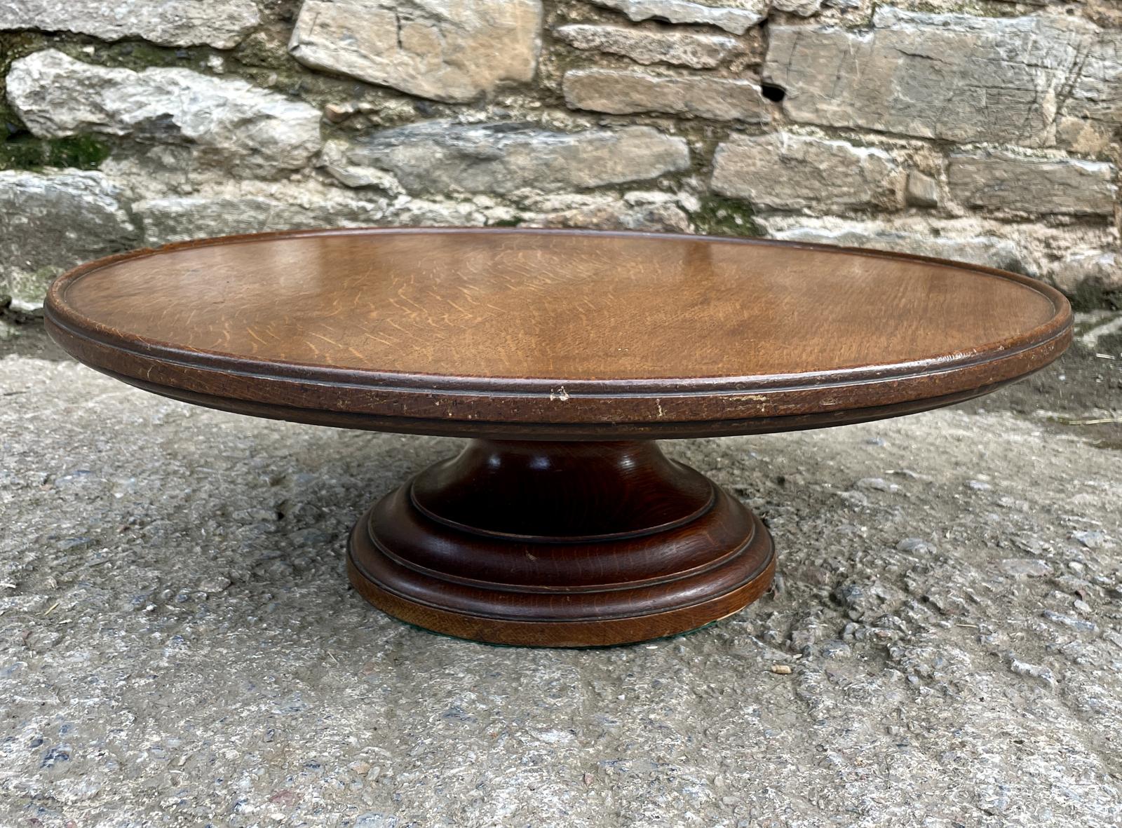 Antique Oak Lazy Susan (1 of 9) Antique Oak Lazy Susan (1 of 9)