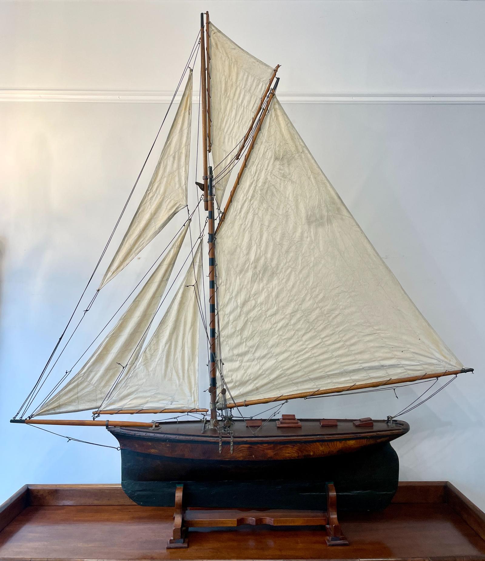 Large Pond Yacht c.1925 (1 of 12) Large Pond Yacht c.1925 (1 of 12)