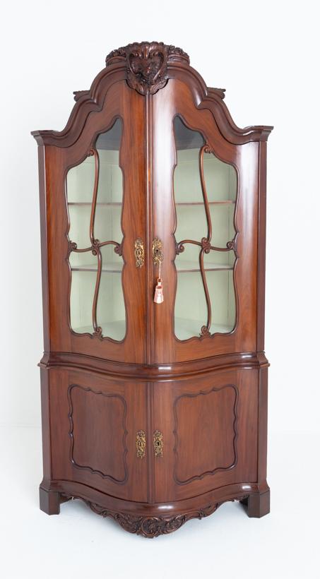 Amazing French Mahogany Corner Cabinet (1 of 11)