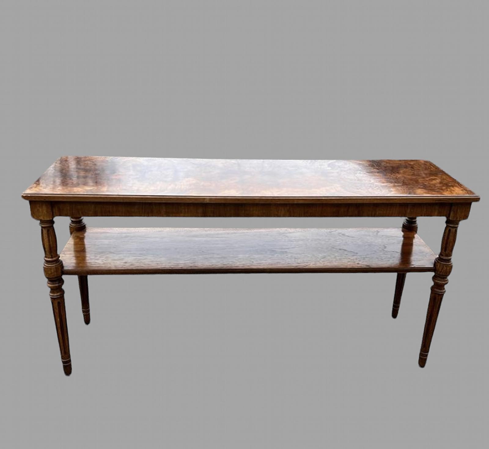 Burr Walnut Hall Table (1 of 4) Burr Walnut Hall Table (1 of 4)