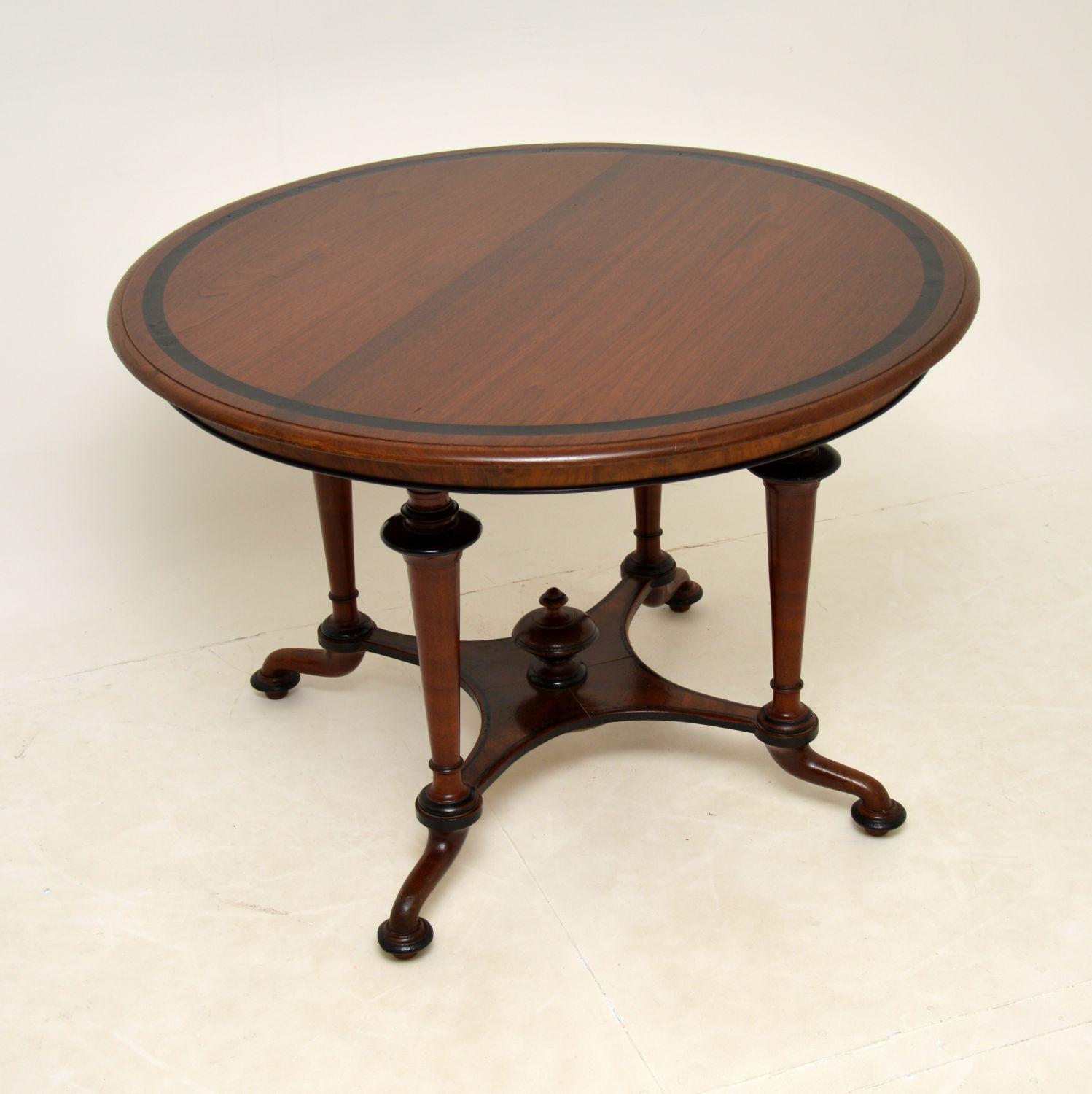 Antique Victorian Walnut Dining Table (1 of 8) Antique Victorian Walnut Dining Table (1 of 8)