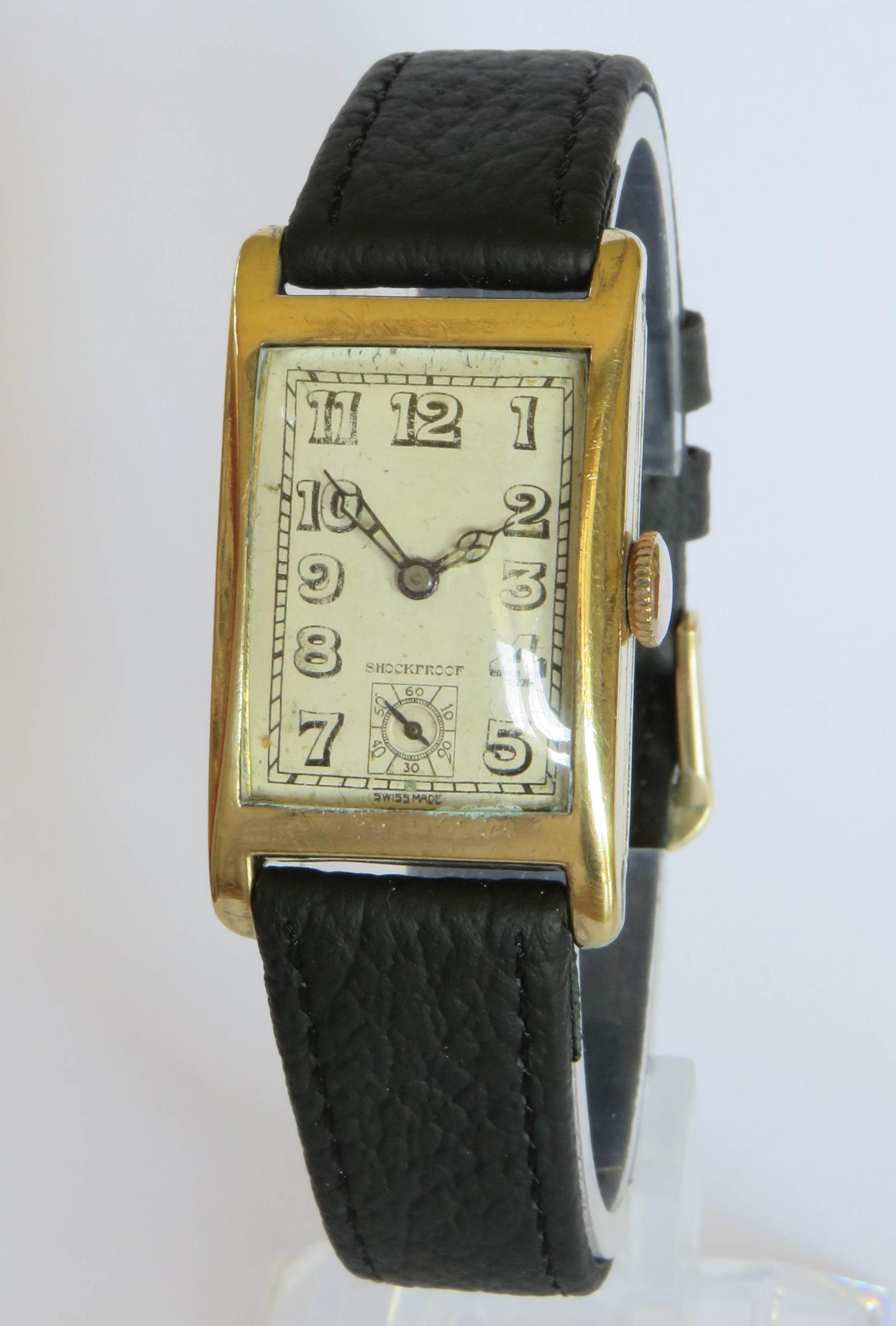 Watch : 1930s Rotary Claridge Wrist Watch (1 of 5)