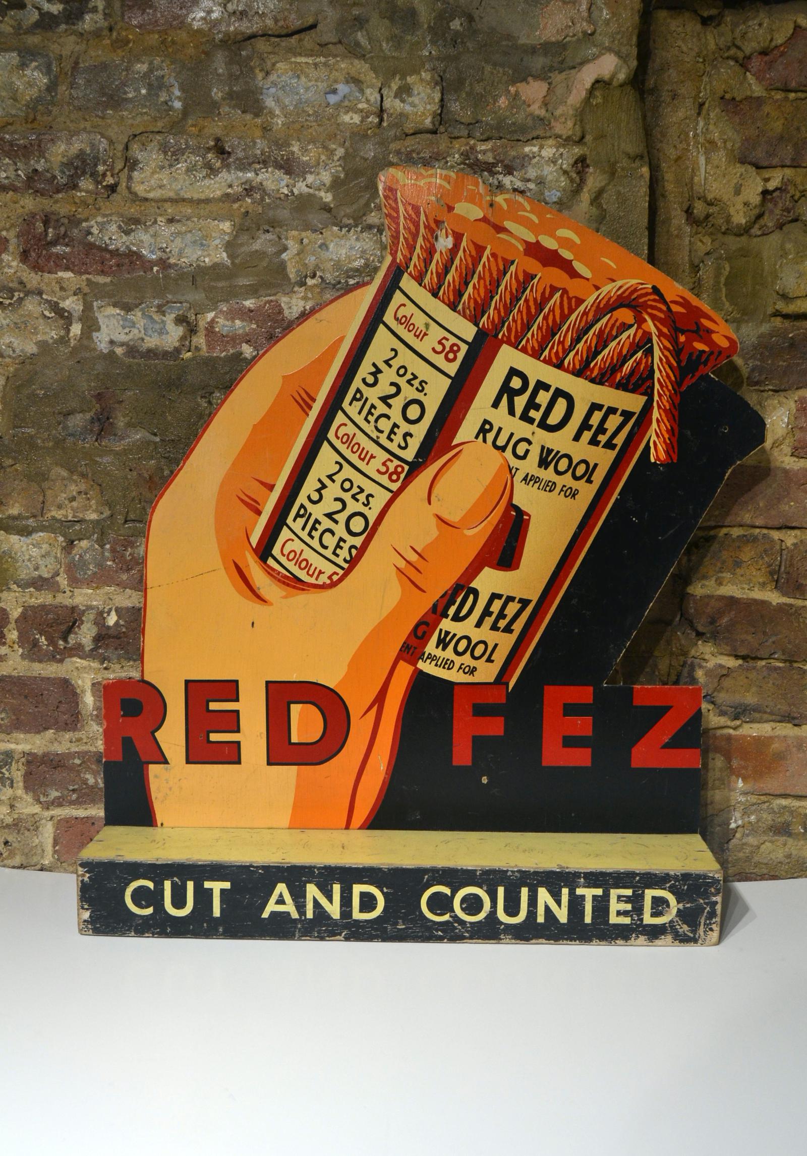 1950s Cutout & Countered Sign (1 of 5)