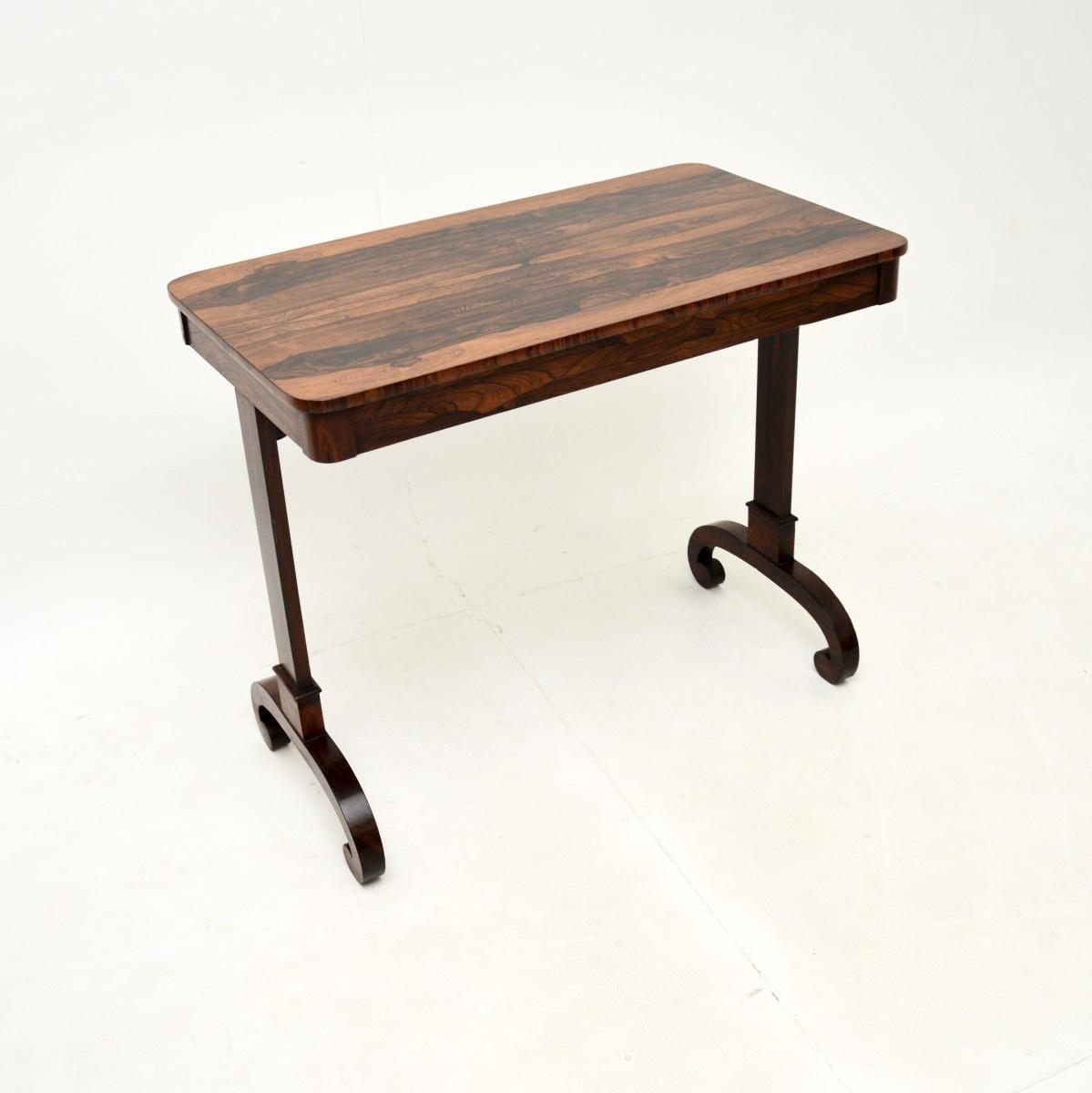 Antique William IV Rosewood Library Writing Table / Desk / Side Table (1 of 12) Antique William IV Rosewood Library Writing Table / Desk / Side Table (1 of 12)