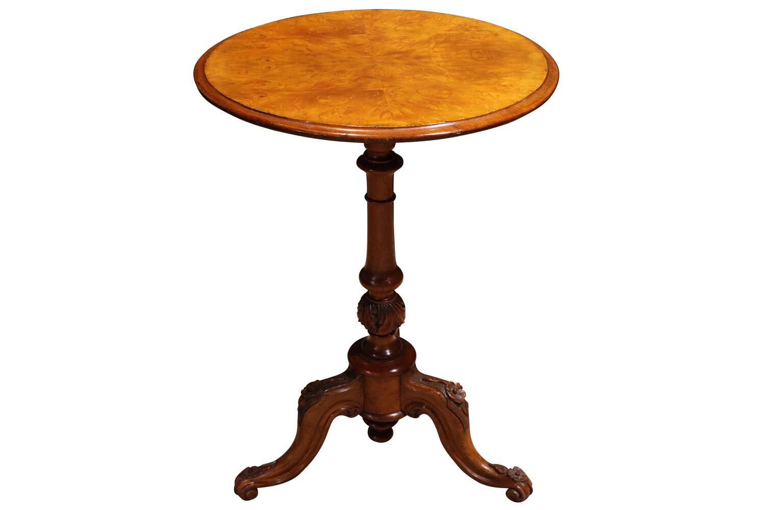 19thc Walnut Lamp Table (1 of 3) 19thc Walnut Lamp Table (1 of 3)
