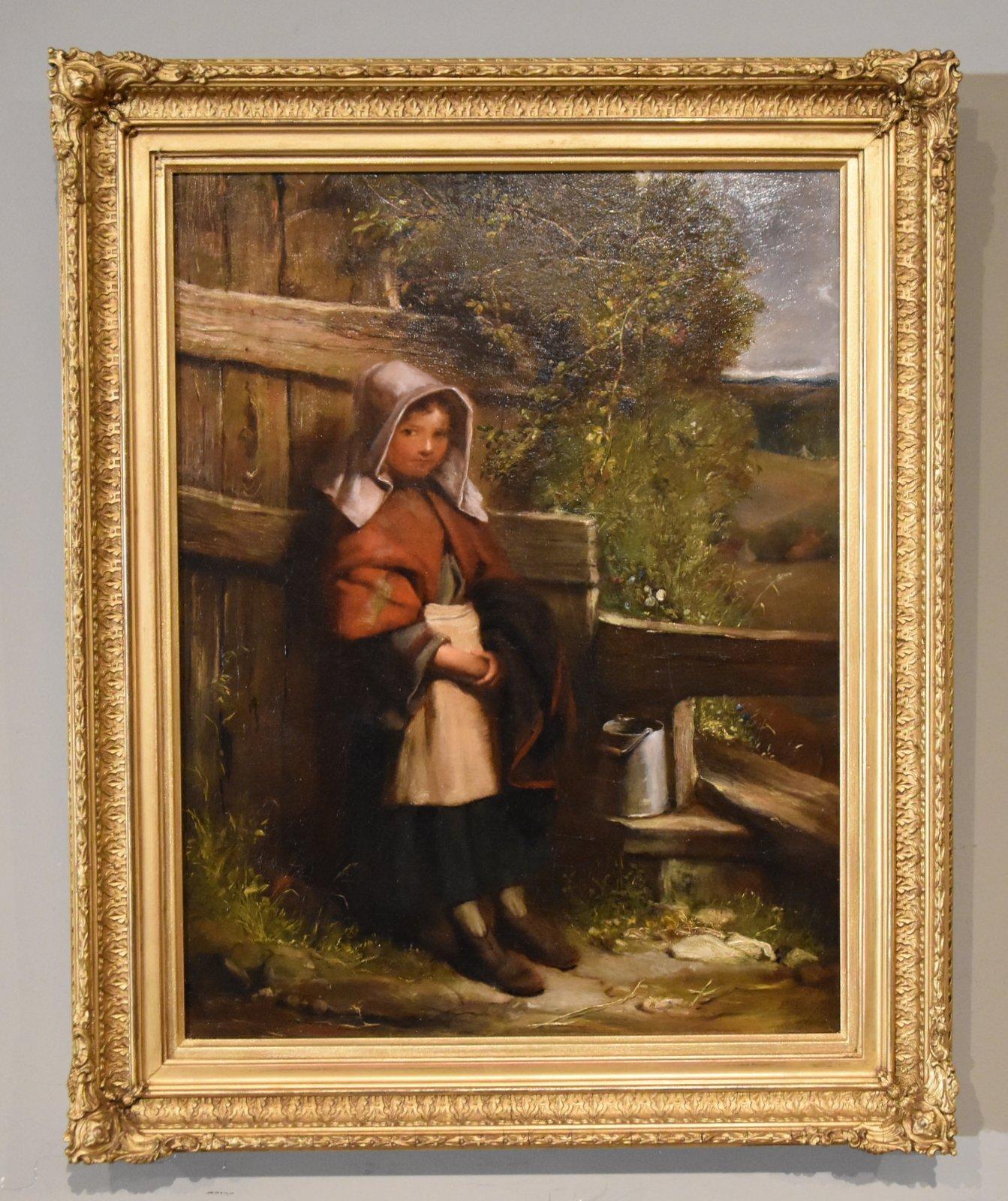Oil Painting by Richard Waller "By The Gate" (1 of 6)