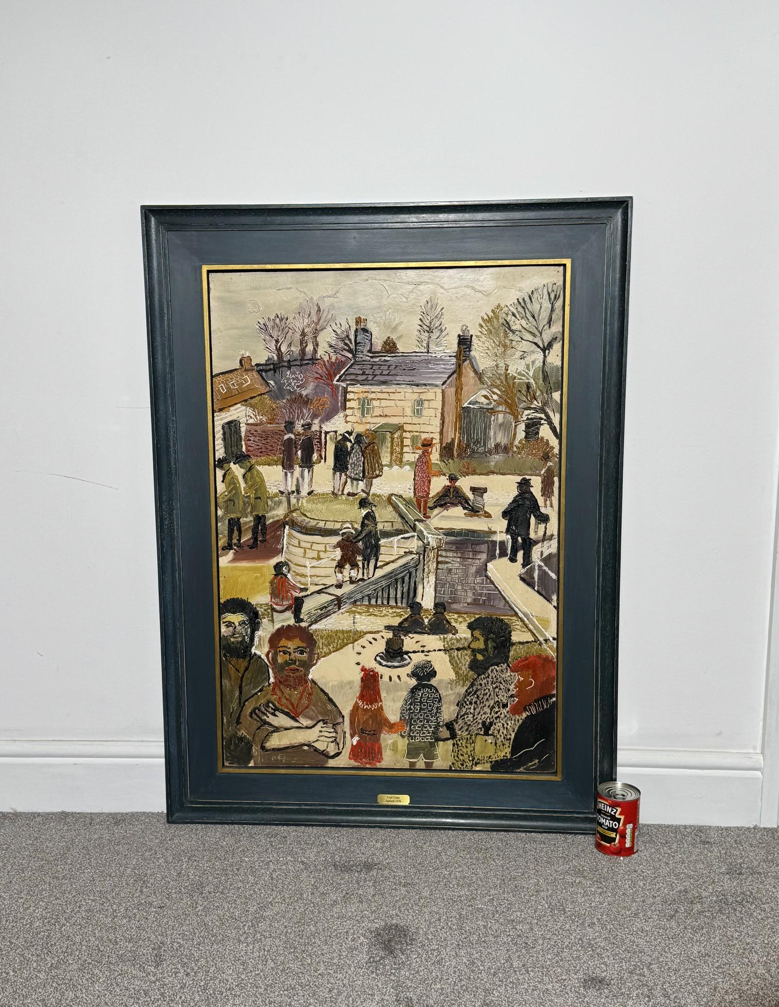 Fred Yates (1922-2008) “Canal Side by a Lock Gate “ (1 of 12)