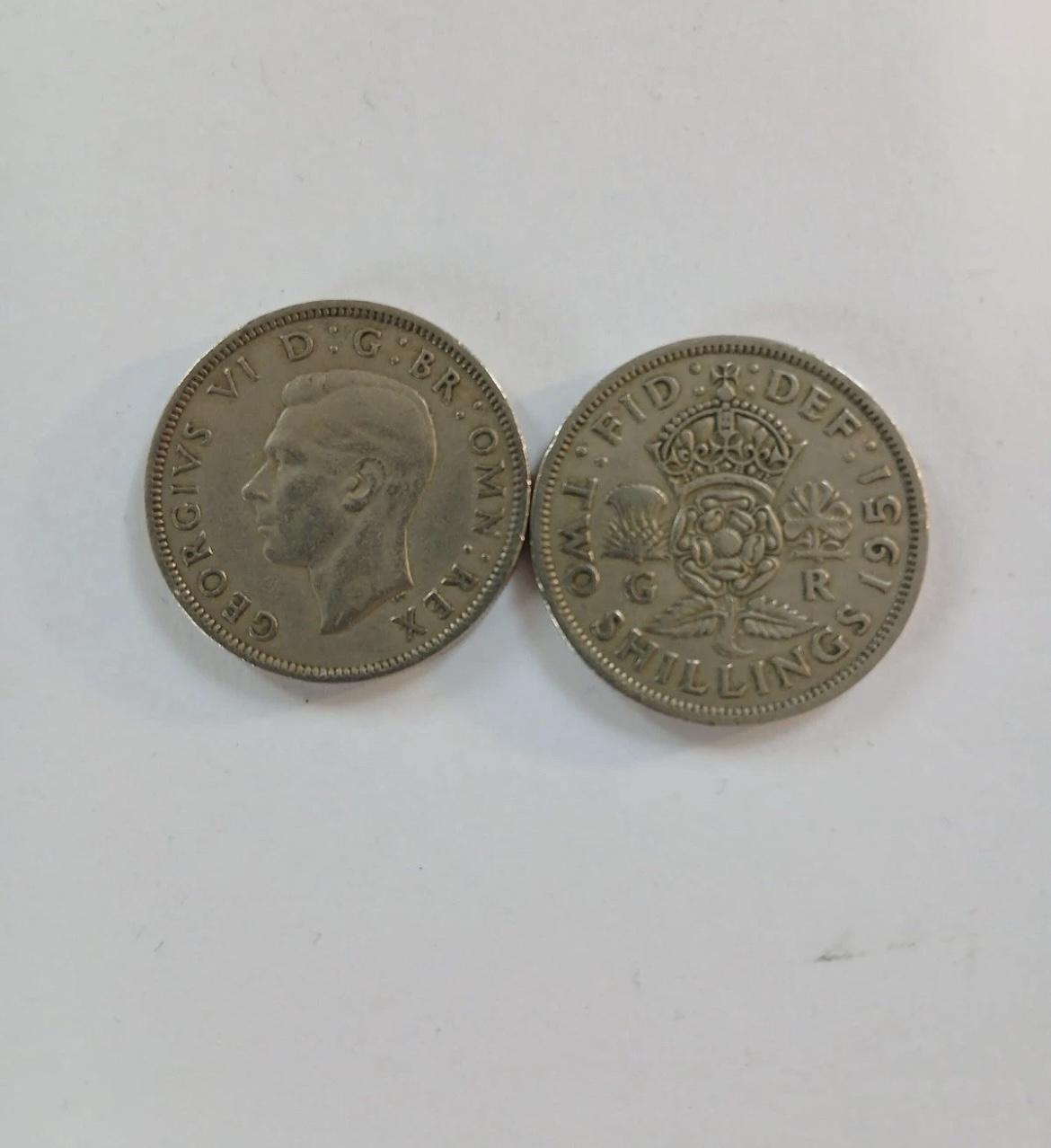 Great Britain Florins 2 Shilling Pieces (1 of 1)