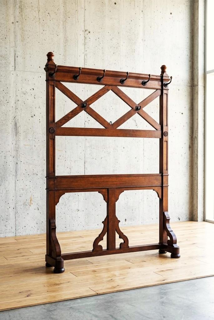 Gothic Revival Solid Oak Coat Stand / Pugin Style c.1860 (1 of 21) Gothic Revival Solid Oak Coat Stand / Pugin Style c.1860 (1 of 21)