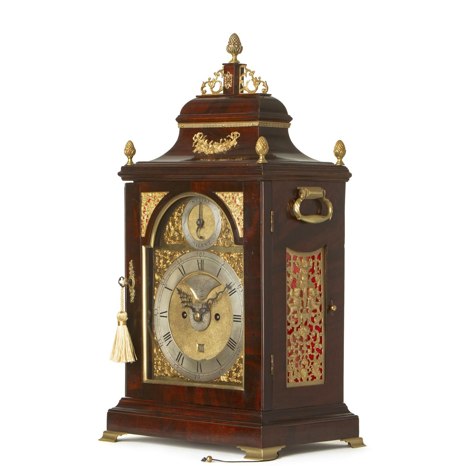 Mahogany Striking Bracket Clock - John Taylor of London (1 of 3)