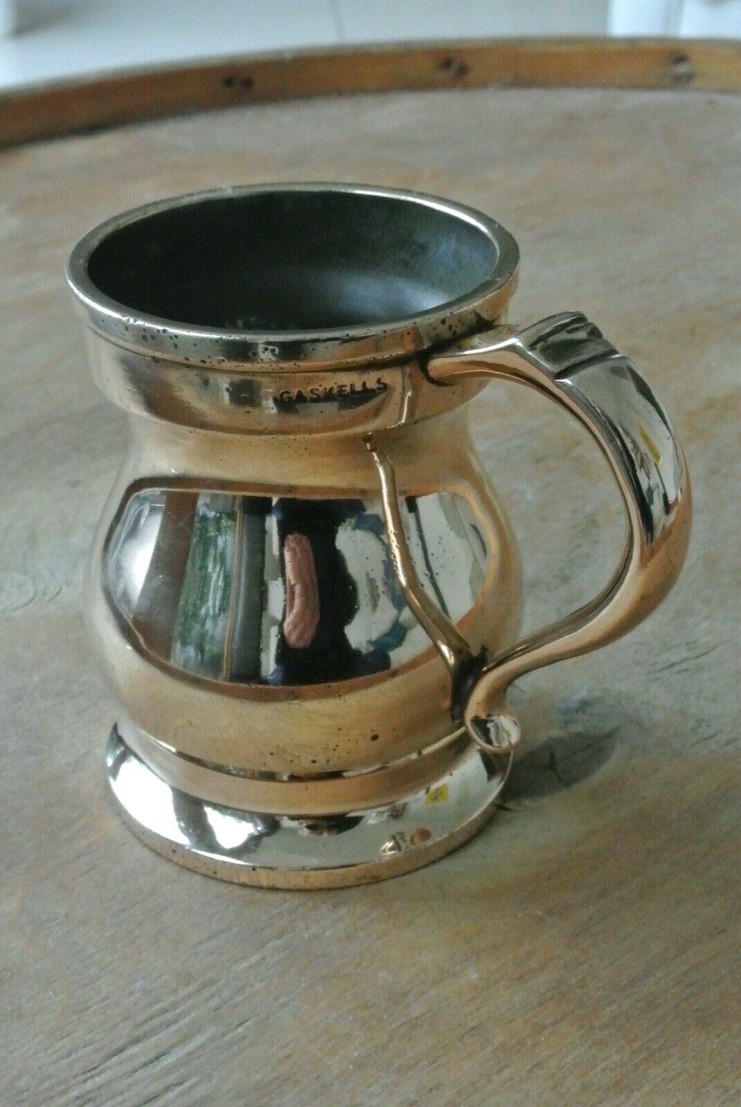 Gaskell & Chambers Antique Bell Metal Baluster Measures 1/2 Pint (1 of 5)