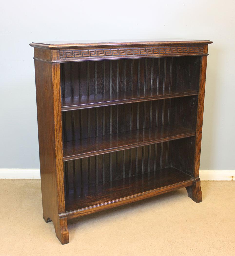 Antique Oak Open Book Shelves Bookcase (1 of 14) Antique Oak Open Book Shelves Bookcase (1 of 14)