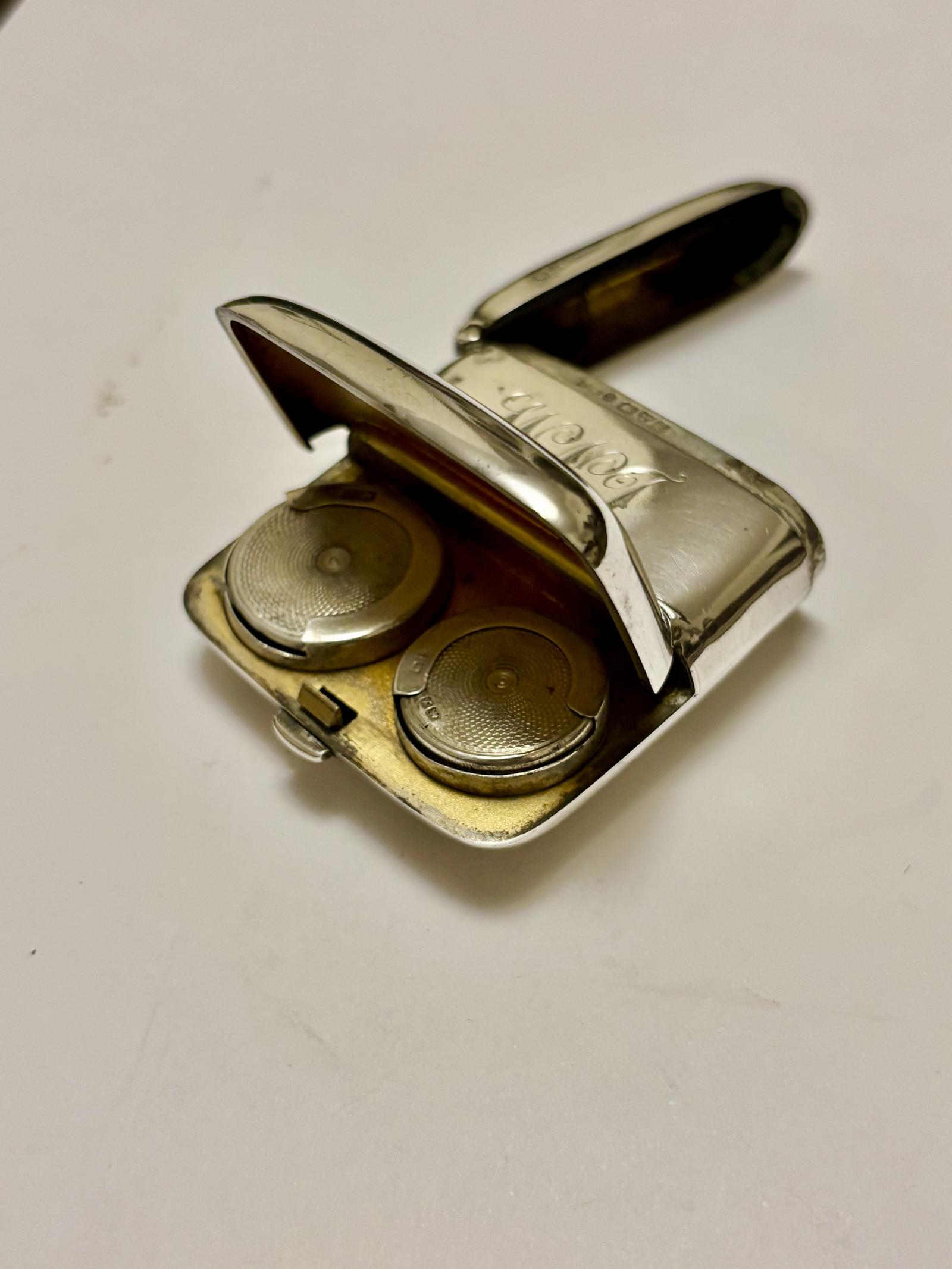 George V Silver Sovereign Case & Vesta Combi EJ Trevitt CHESTER 1911 (1 of 17)