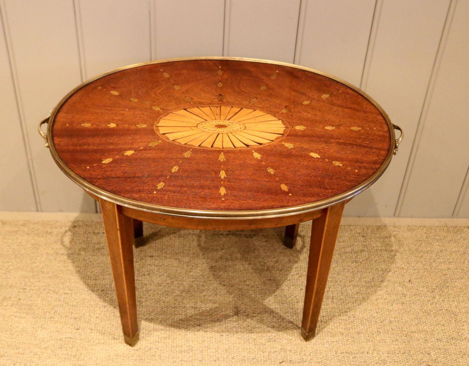 Low Inlaid Oval Table (1 of 9) Low Inlaid Oval Table (1 of 9)