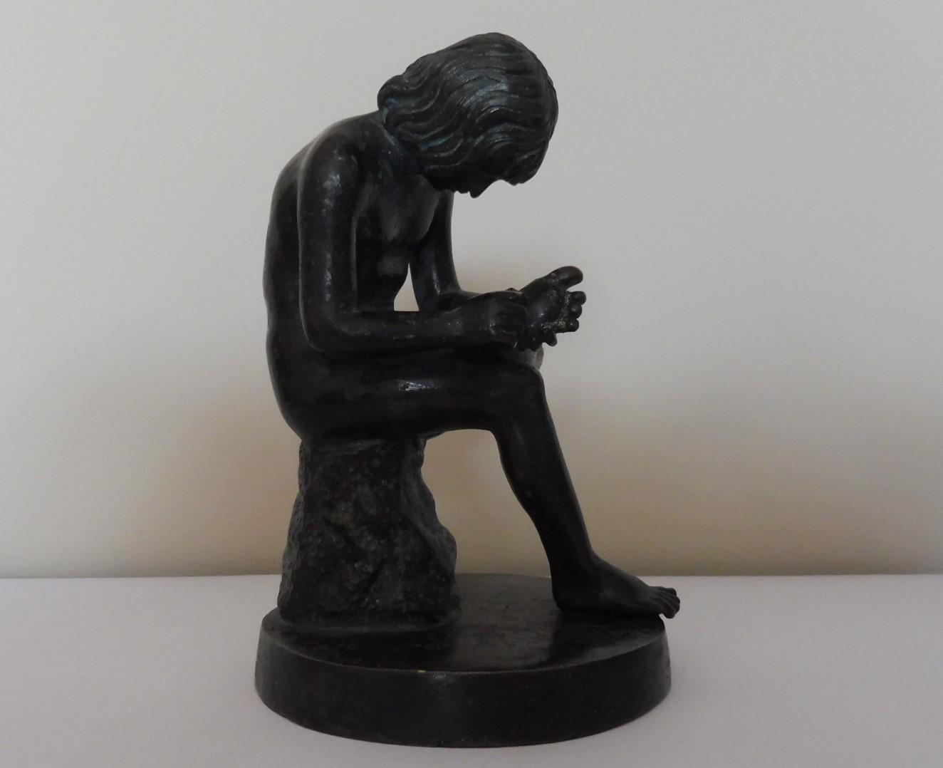 Small 19th Century Grand Tour Bronze Spinario (1 of 9)