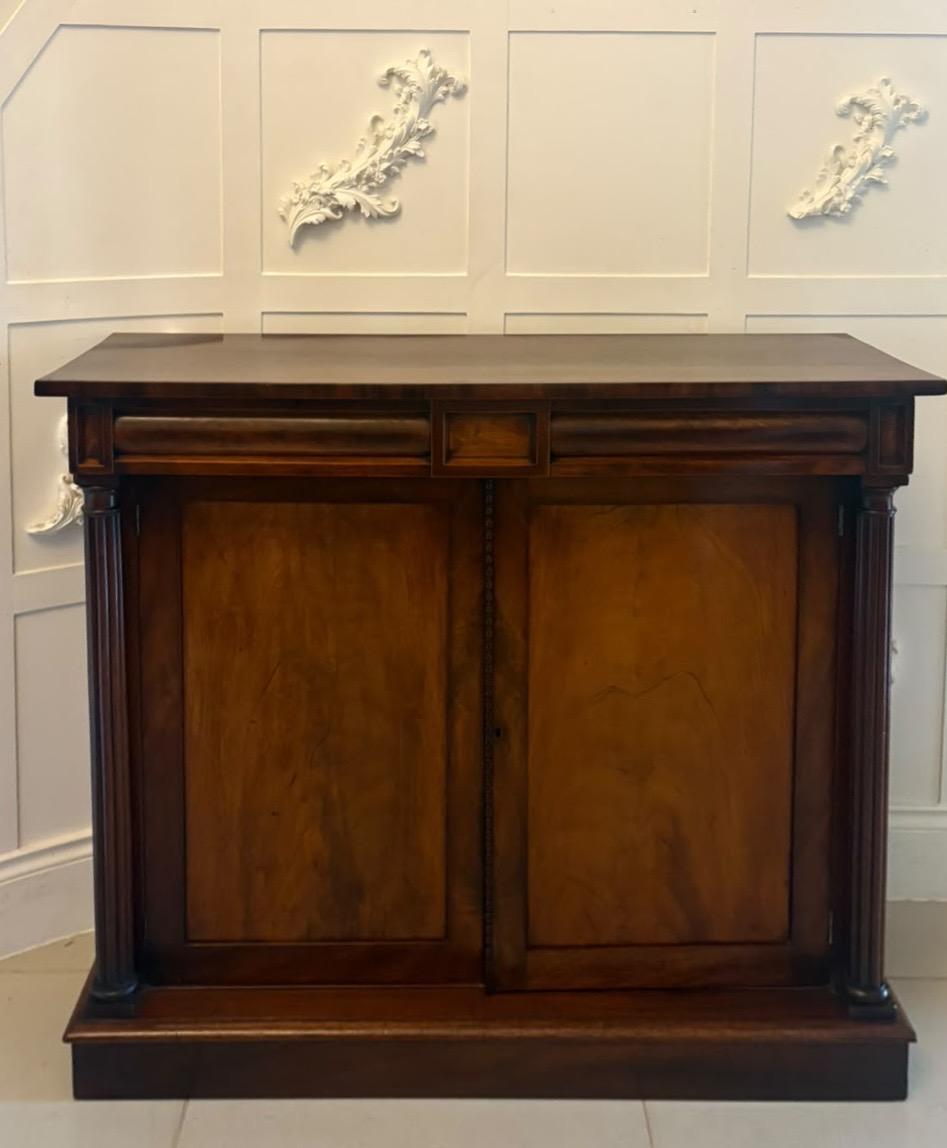Antique Regency Mahogany Two Door Sideboard Cabinet (1 of 14) Antique Regency Mahogany Two Door Sideboard Cabinet (1 of 14)