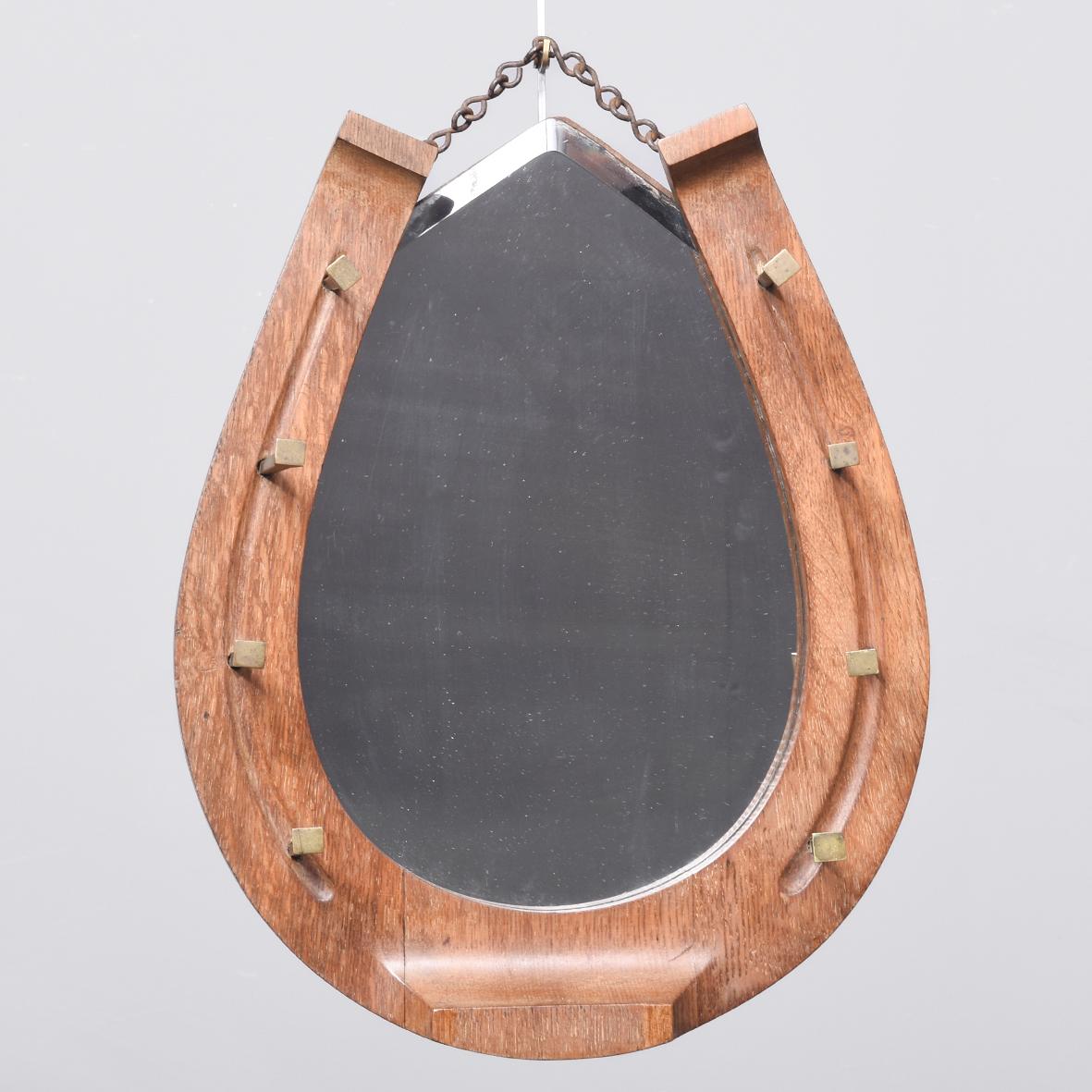 Horseshoe Shaped Wall Mirror (1 of 7)