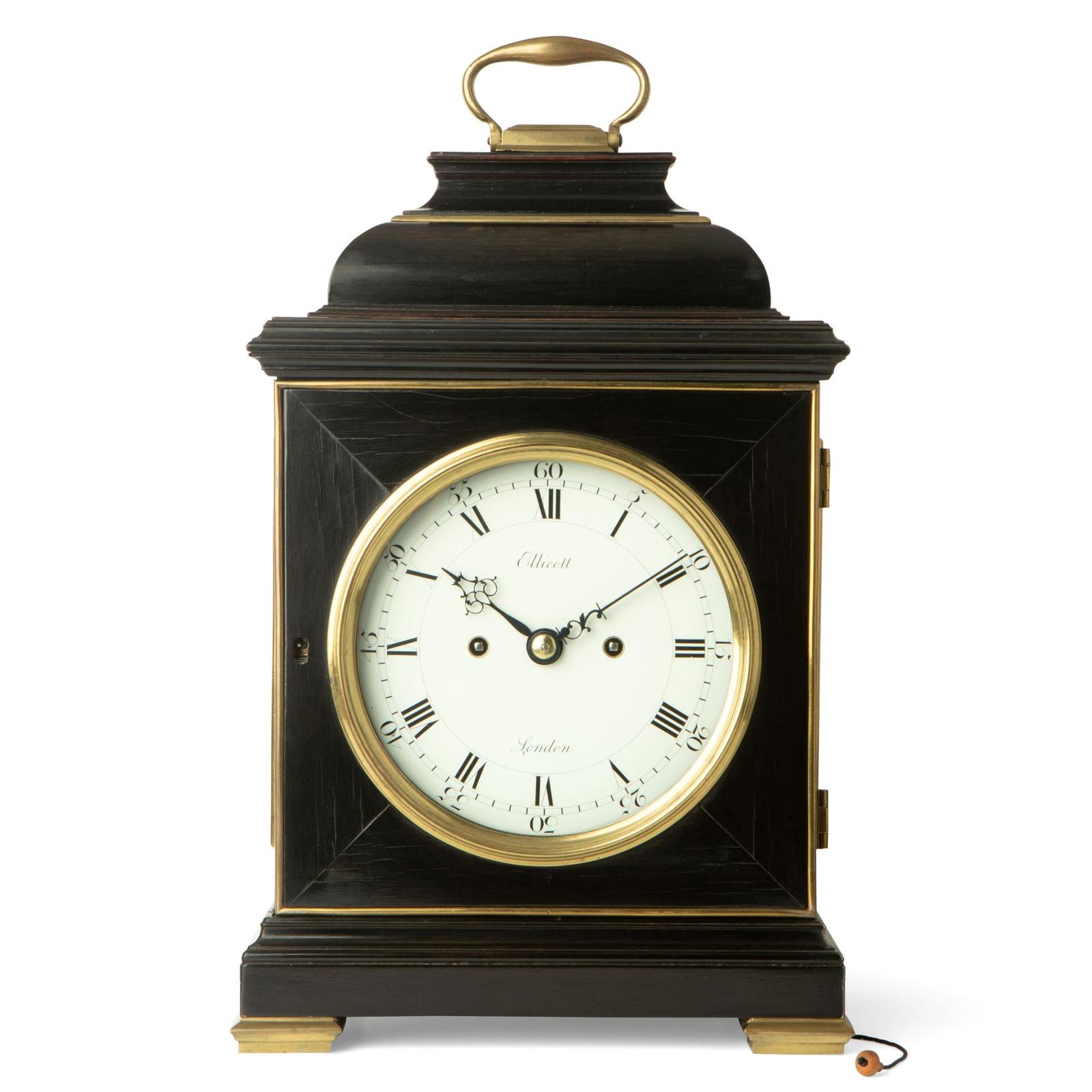 John Ellicott Ebonised Striking Table Clock (1 of 6)