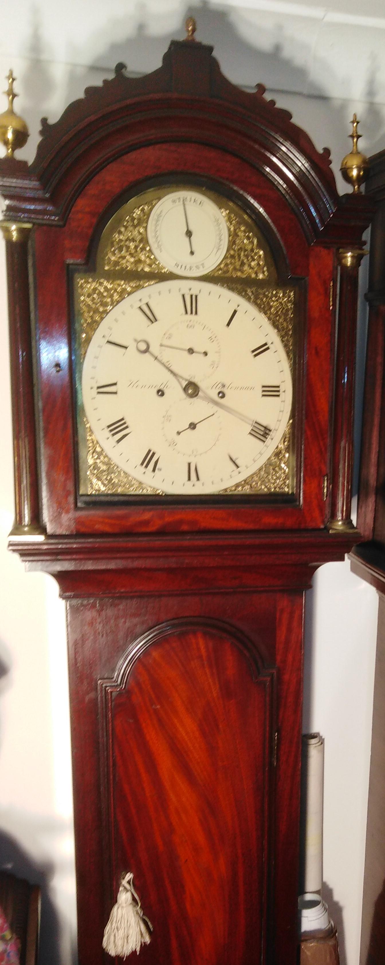 Antique Mahogany "London" 8 Day Longcase Clock (1 of 4)