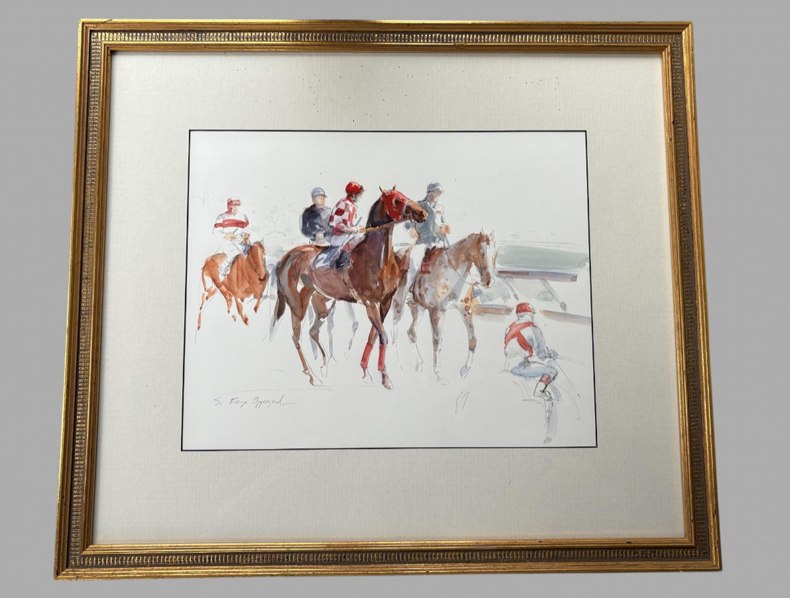 Sandra Faye Oppegard - American Horse Racing C1980 (1 of 4)