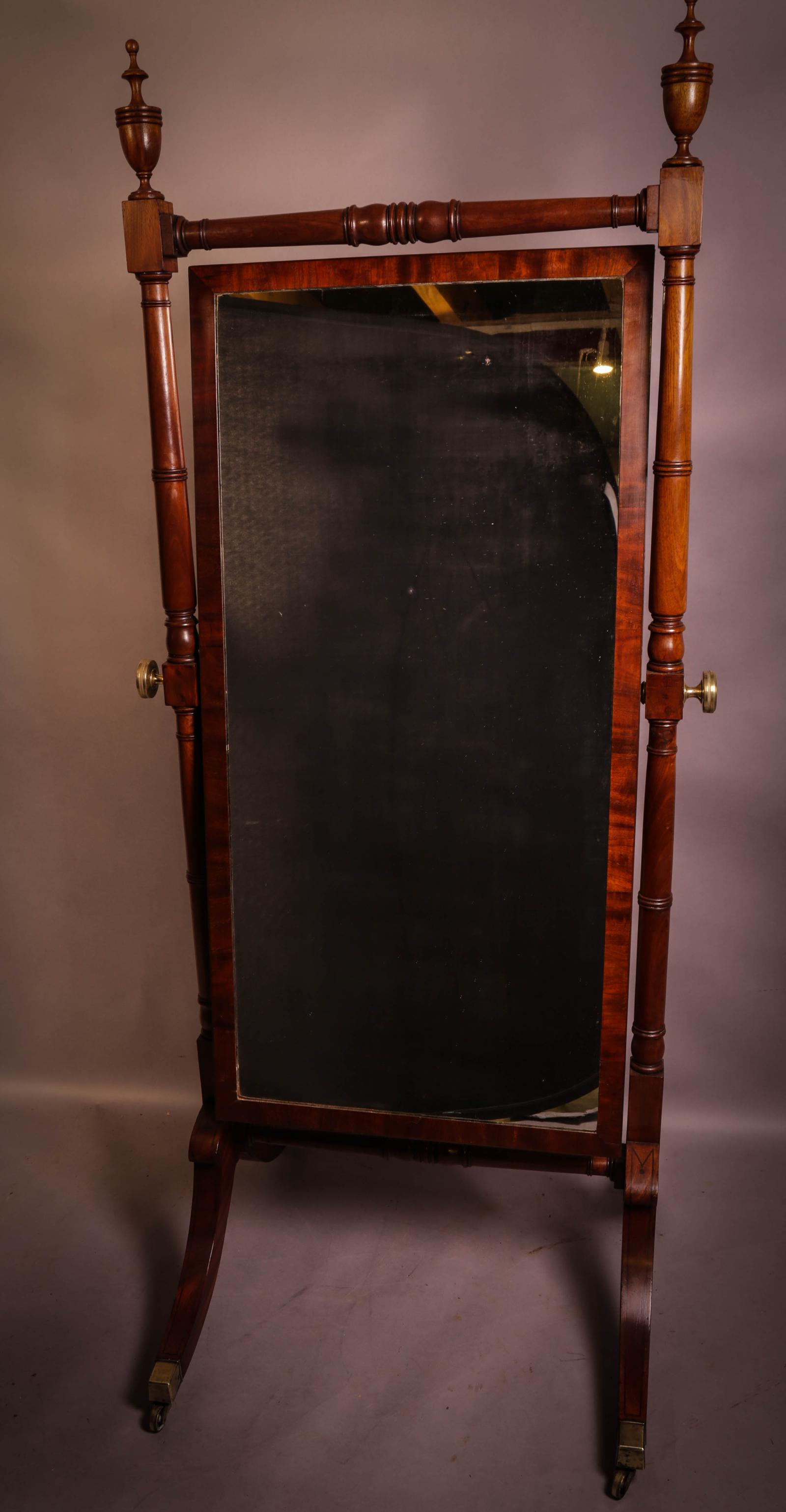 Georgian Cheval Mirror (1 of 10) Georgian Cheval Mirror (1 of 10)