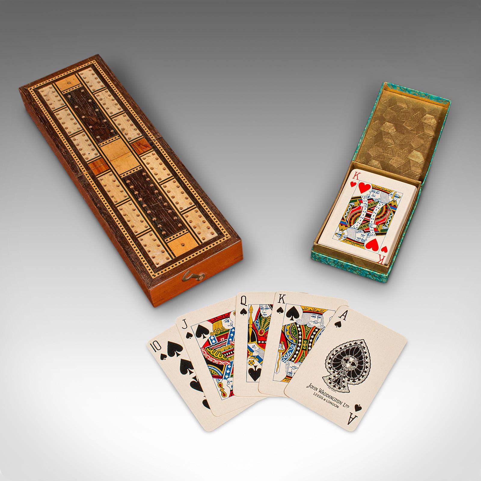 Antique Cribbage Game Case, English Gaming Box, Playing Cards, Edwardian c.1910 (1 of 12) Antique Cribbage Game Case, English Gaming Box, Playing Cards, Edwardian c.1910 (1 of 12)