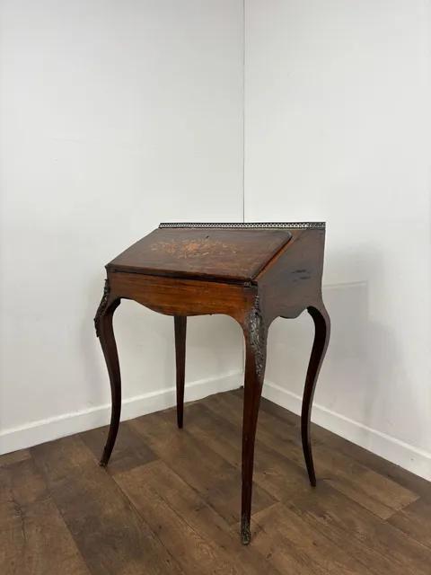 Victorian Walnut Inlaid Ladies Writing Desk / Bureau (1 of 15) Victorian Walnut Inlaid Ladies Writing Desk / Bureau (1 of 15)