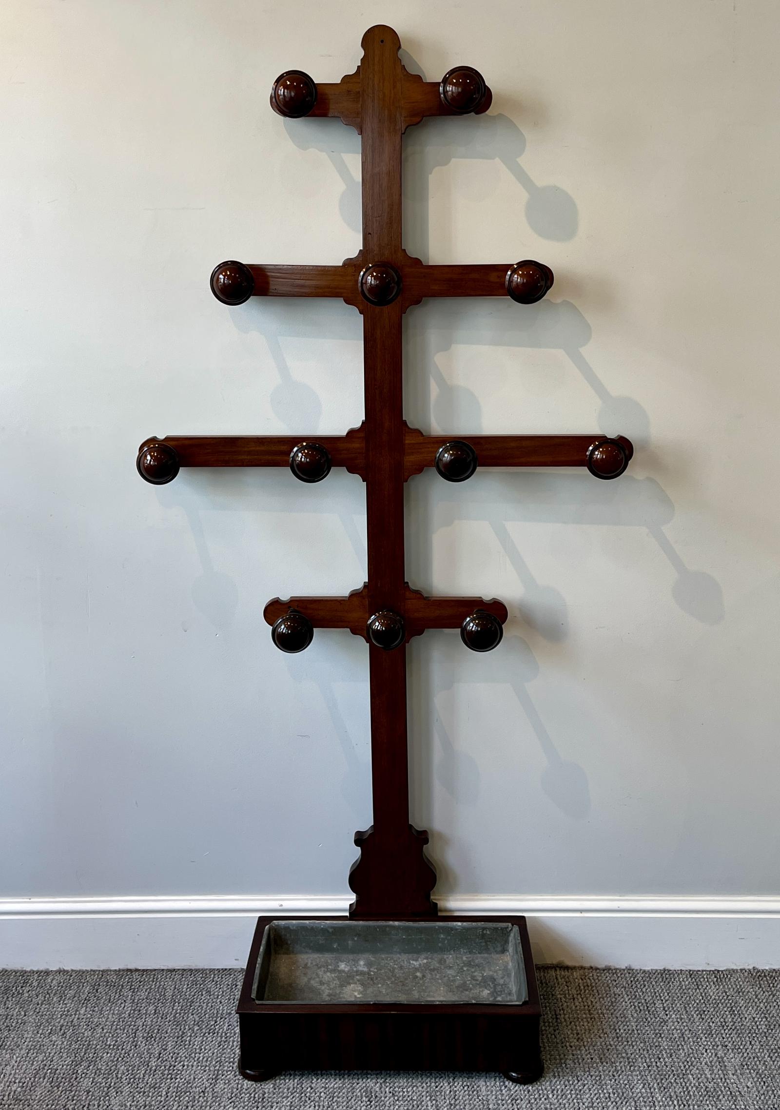 Victorian Mahogany Hall Stand (1 of 13)