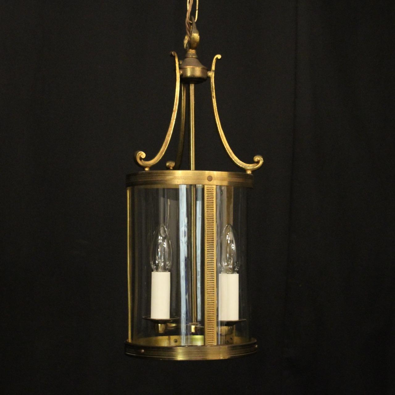 French Gilded Convex Hall Antique Lantern (1 of 10) French Gilded Convex Hall Antique Lantern (1 of 10)
