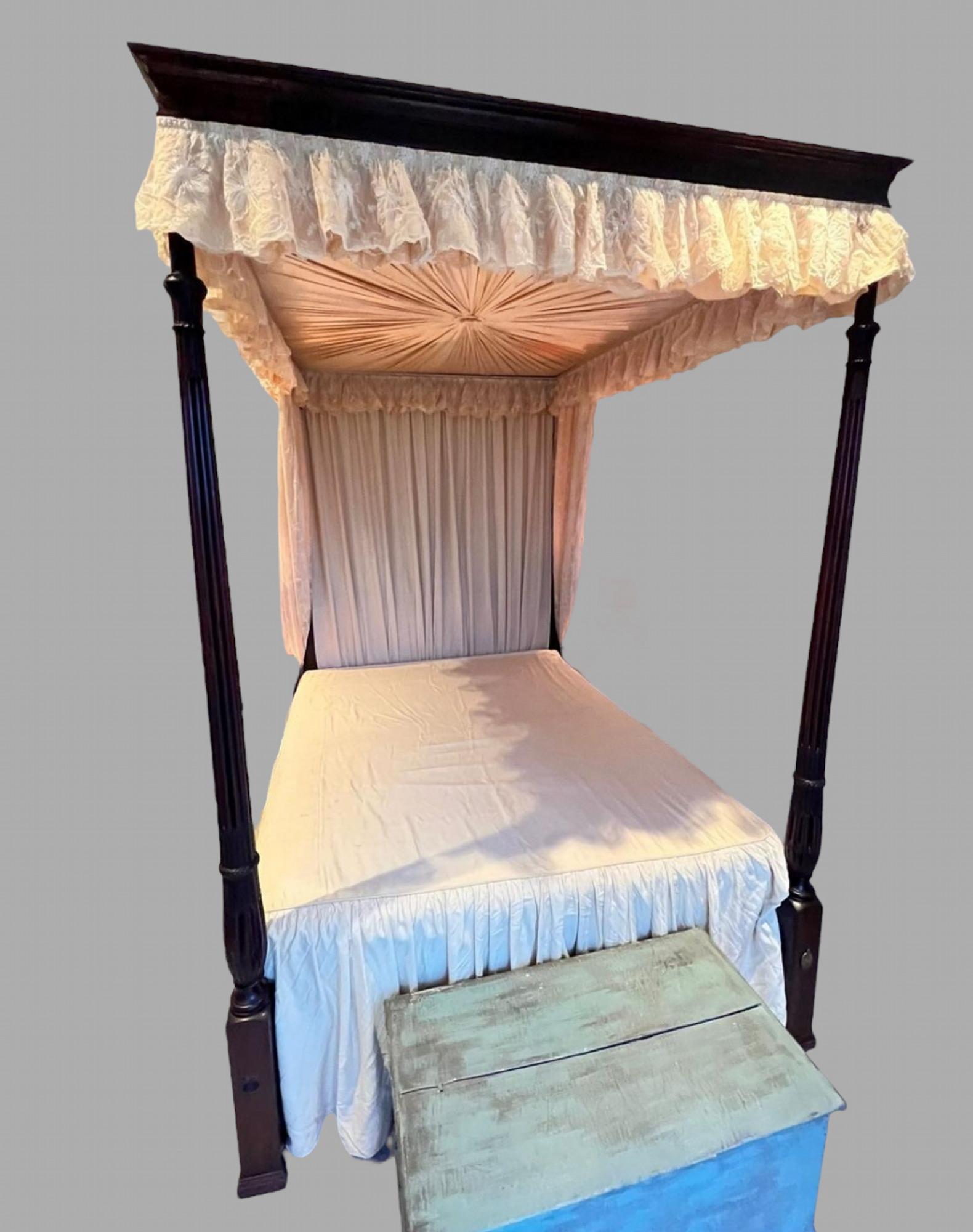 An Edwardian Four Poster Bed (1 of 5)