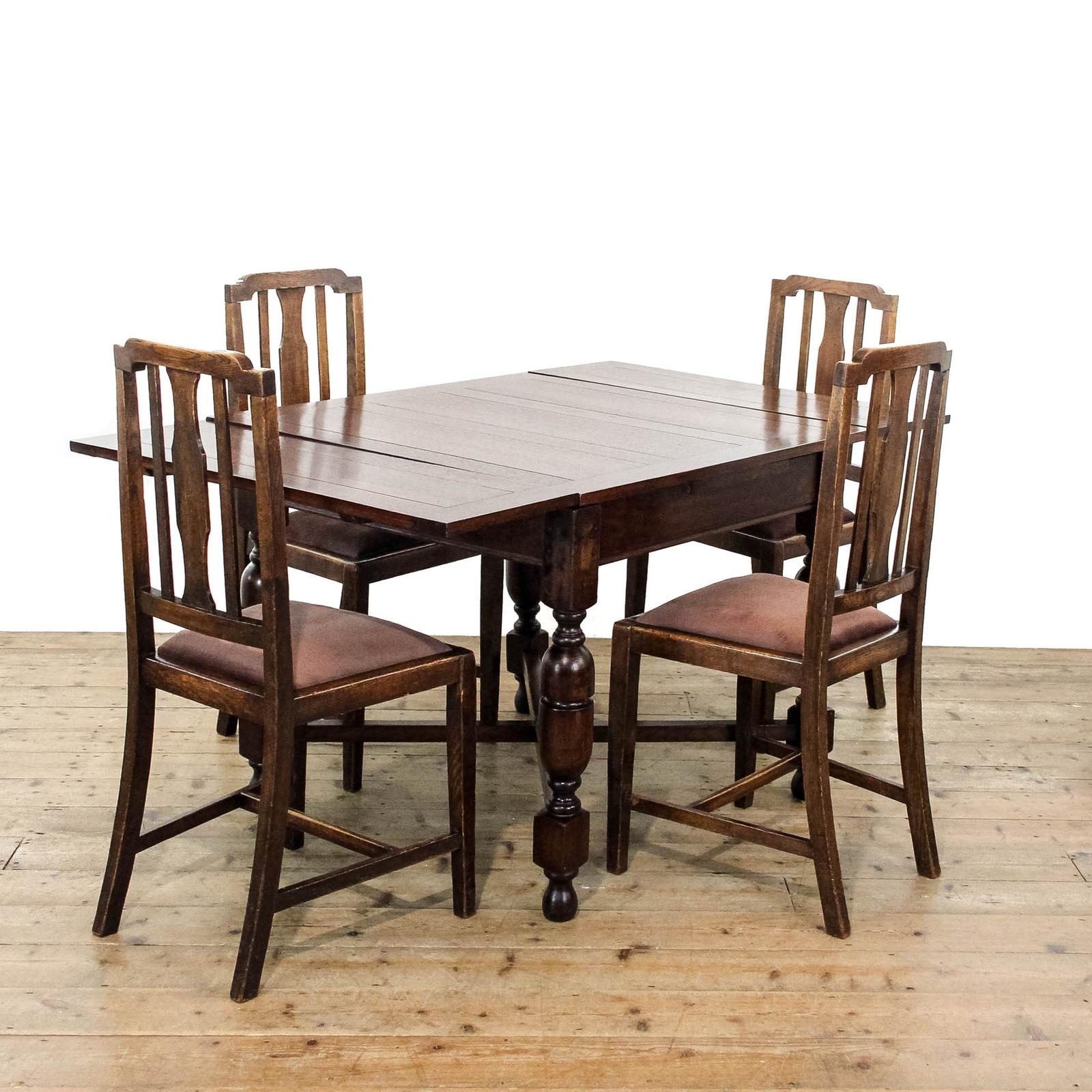 Vintage Oak Extendable Dining Table (1 of 13)