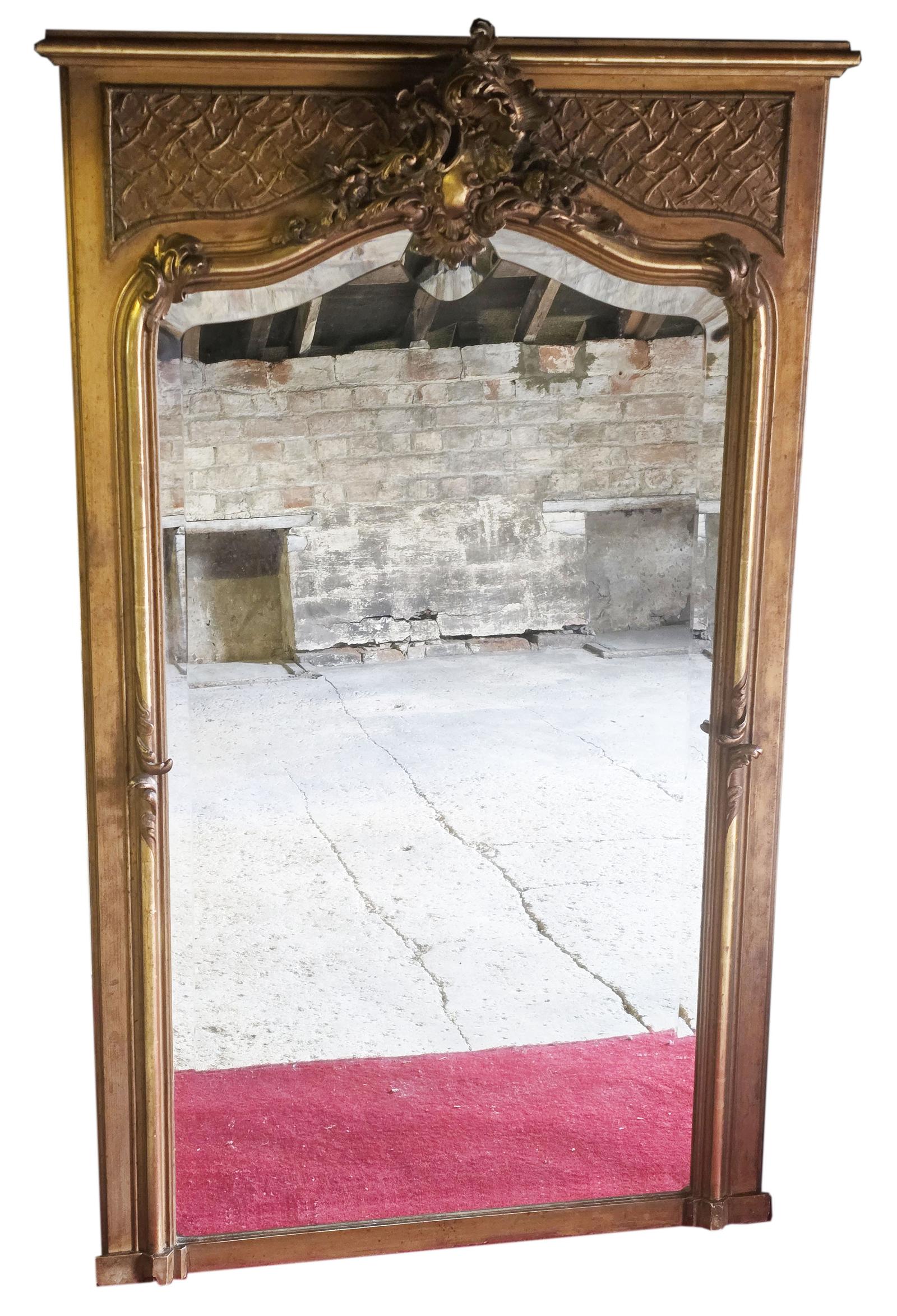 Large 19th Century Fine Quality Antique Overmantle Wall Mirror – Gilt Statement Piece (1 of 7) Large 19th Century Fine Quality Antique Overmantle Wall Mirror – Gilt Statement Piece (1 of 7)