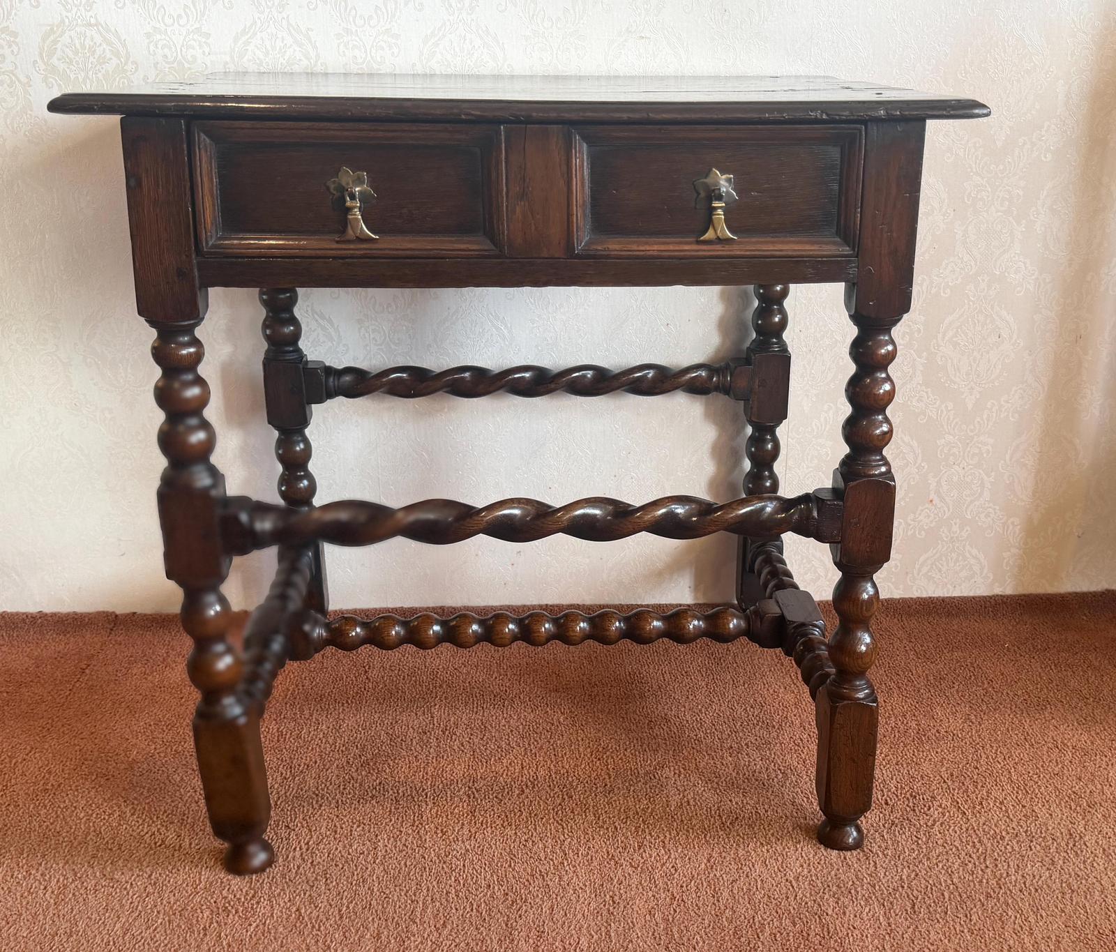 17th Century Bobbin Turned & Barley Twist Side Table (1 of 6) 17th Century Bobbin Turned & Barley Twist Side Table (1 of 6)
