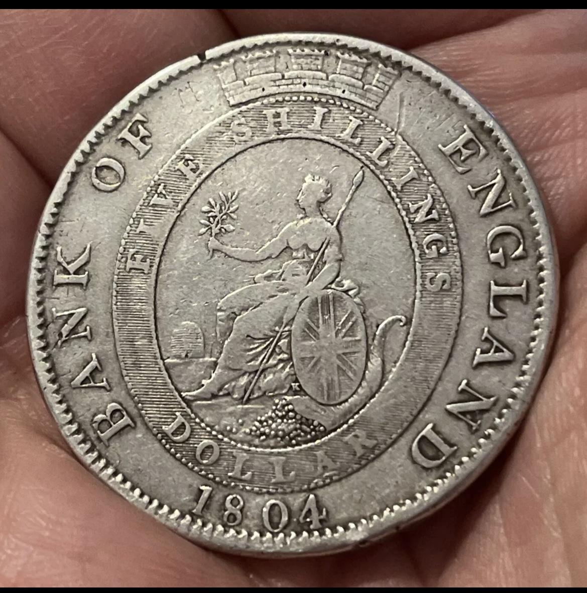 George III - 1804 Bank of England Silver Dollar (1 of 18) George III - 1804 Bank of England Silver Dollar (1 of 18)