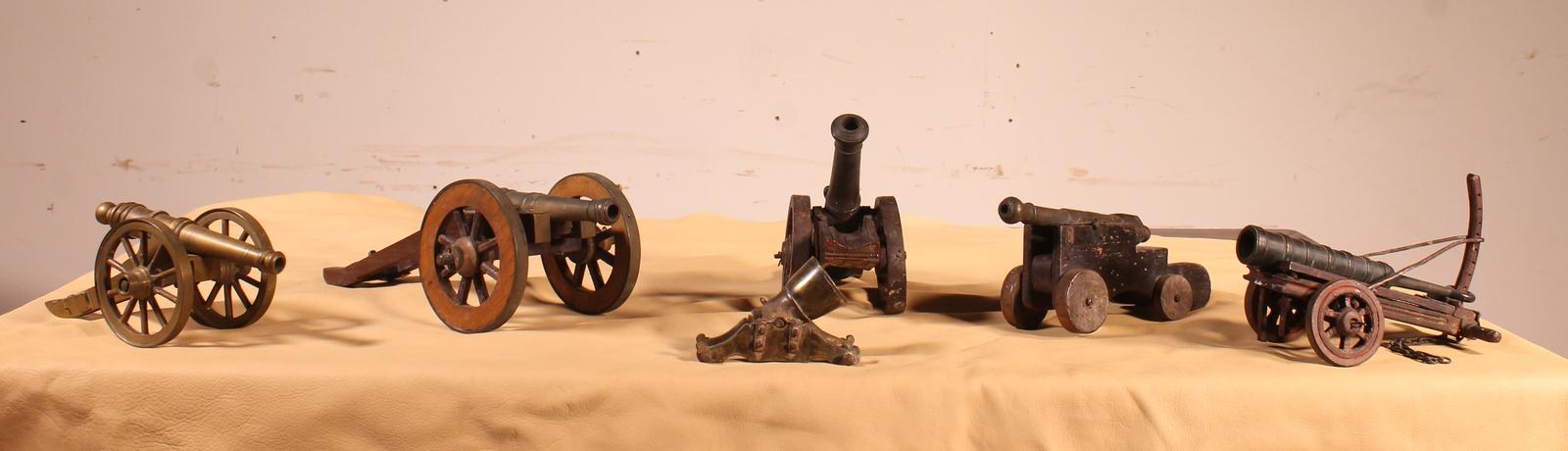 6 Miniature Cannons From The 19th Century (1 of 13)