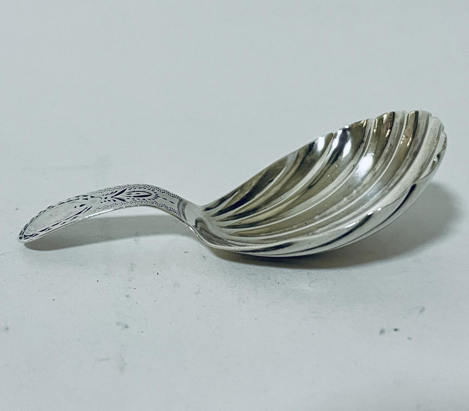 18th Century Georgian Silver Caddy Spoon (1 of 8)