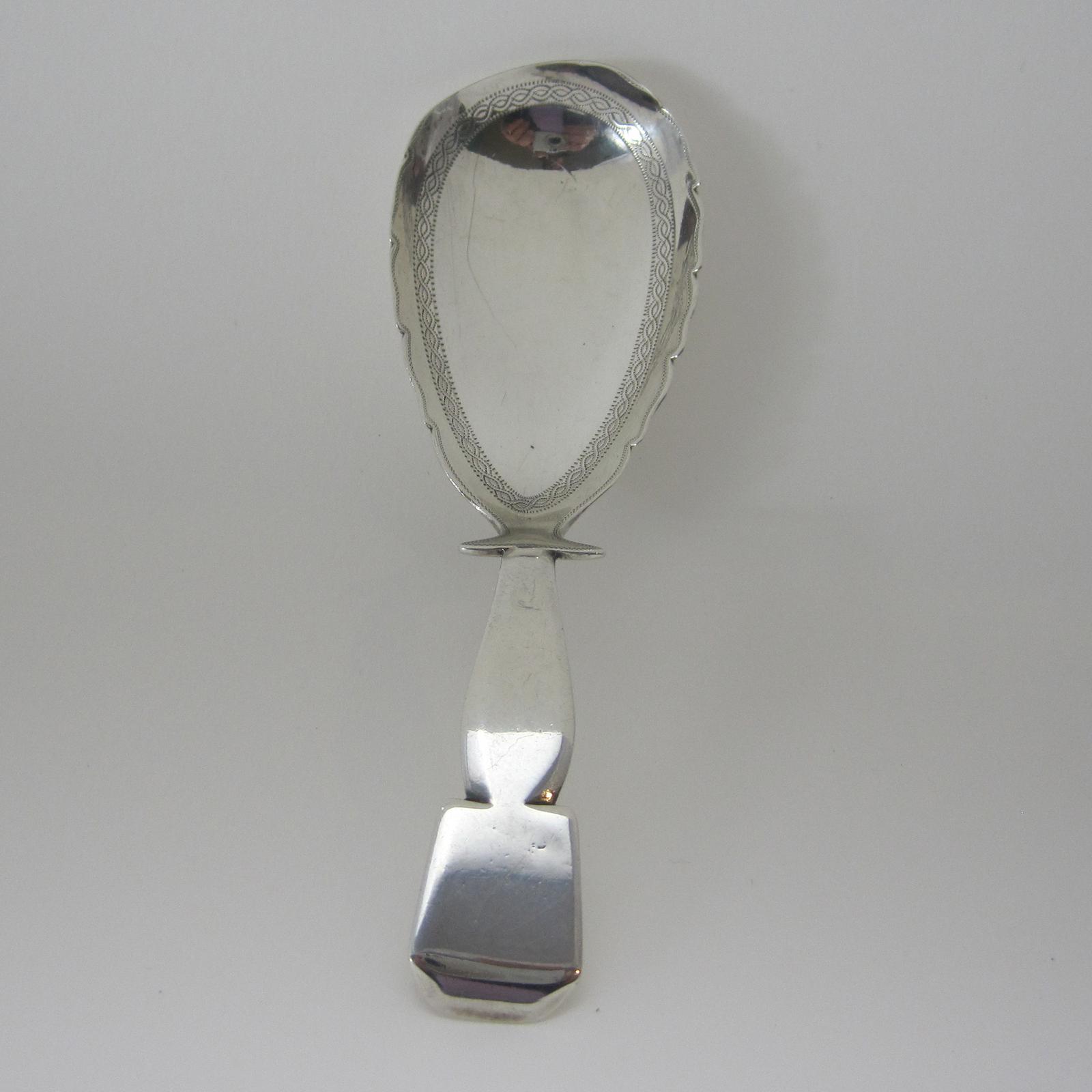 Unusal Large Size Georgian Tea Caddy Spoon (1 of 7)