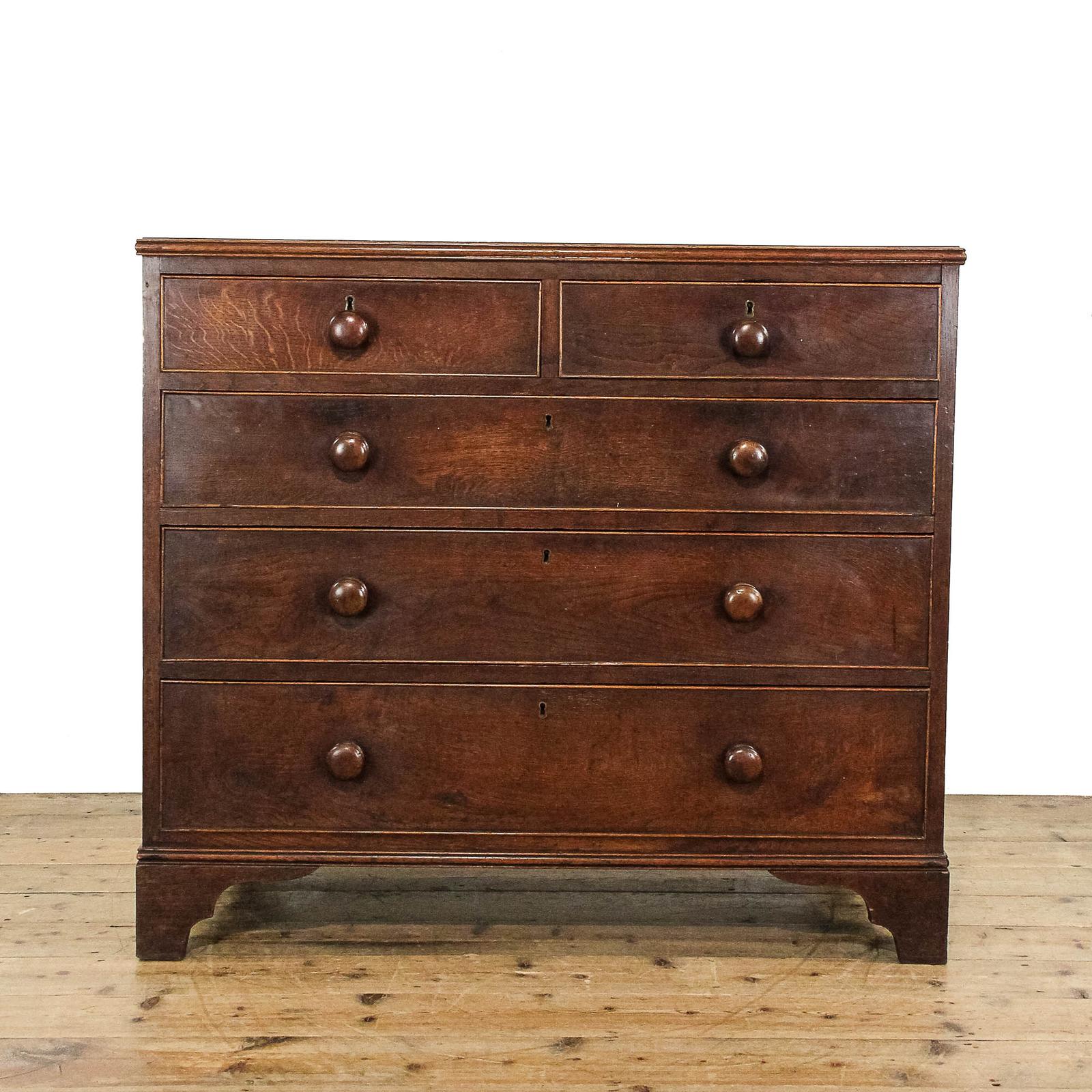 Antique Oak Chest of Drawers (1 of 10)