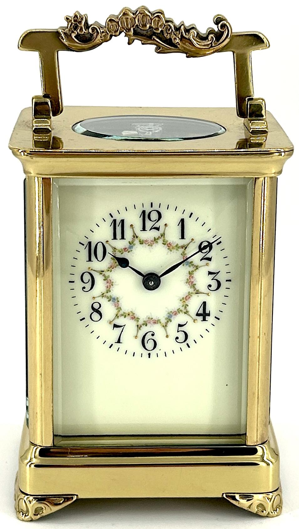 Beautiful Ornate Victorian French 8-day Carriage Clock c.1890 (1 of 12) Beautiful Ornate Victorian French 8-day Carriage Clock c.1890 (1 of 12)