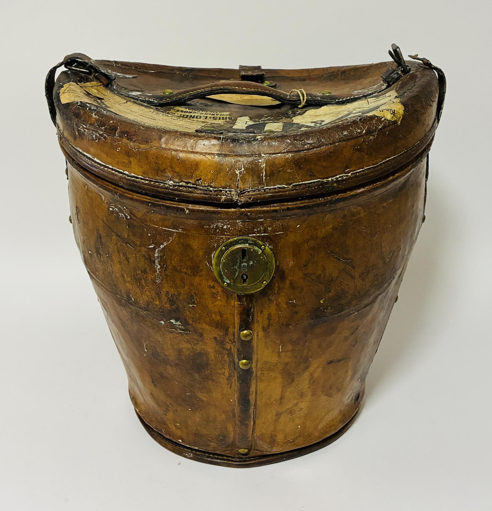 Victorian Leather Double Hat Box (1 of 15) Victorian Leather Double Hat Box (1 of 15)