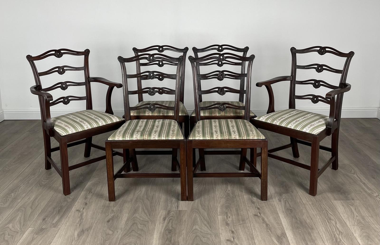 Antique 18th Century Mahogany Set of 6 Dining Chairs (1 of 11) Antique 18th Century Mahogany Set of 6 Dining Chairs (1 of 11)